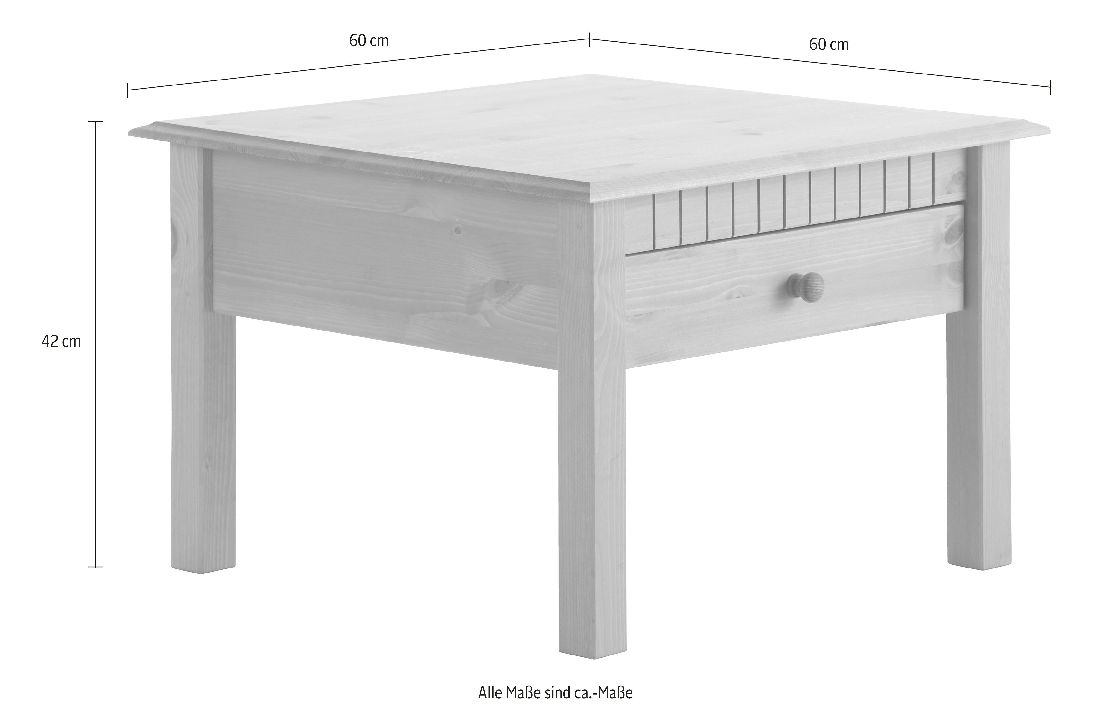 Home affaire Salontafel Lisa, TOPSELLER! Home affaire, breedte 60 cm, 1 lade