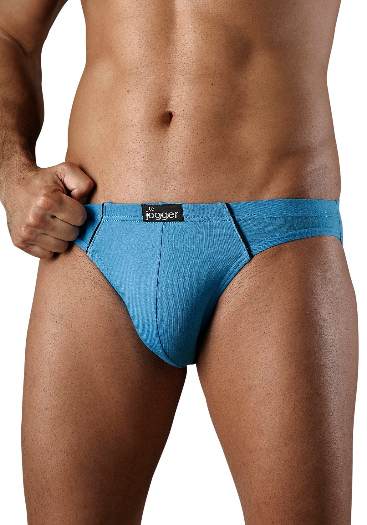le jogger® Slip Minislip strak model, mooie kleuren met contrastkleurige pipings (set, 8 stuks)