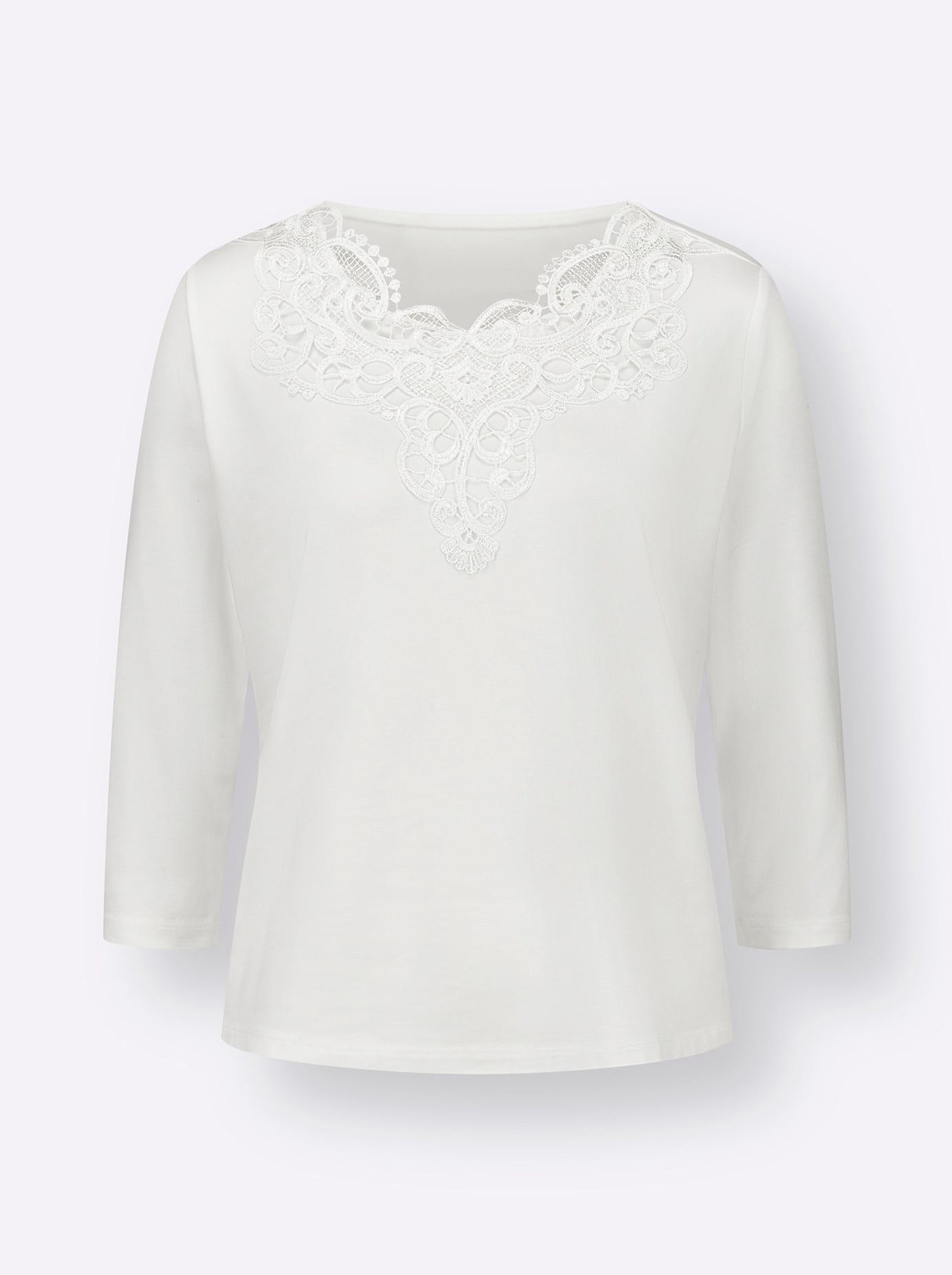 Creation L Kanten shirt Lyocell-shirt (1-delig)