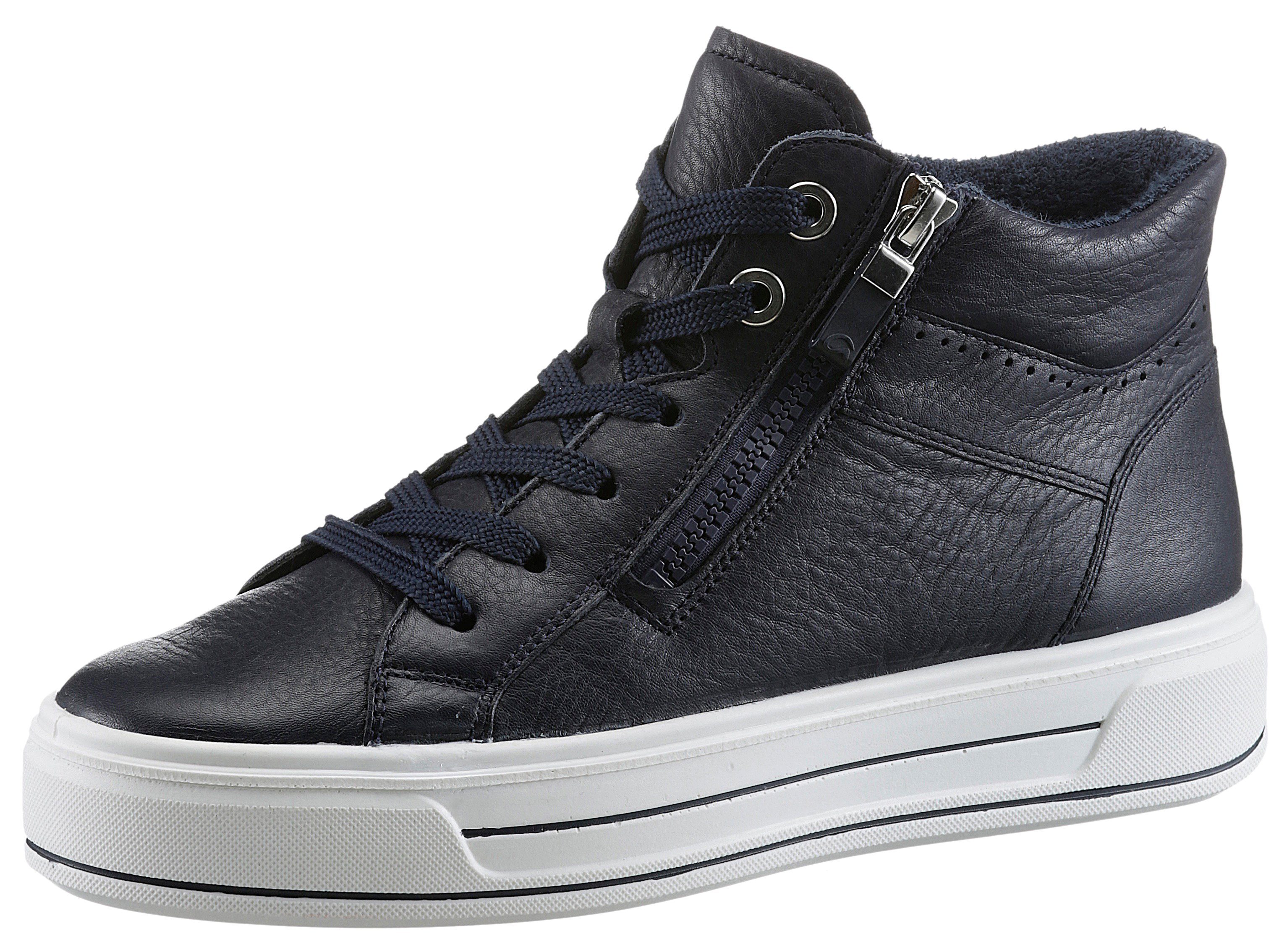 Ara Hoge veterschoenen CANBERRA plateau, high top-sneaker, vrijetijdsschoen in comfortbreedte h