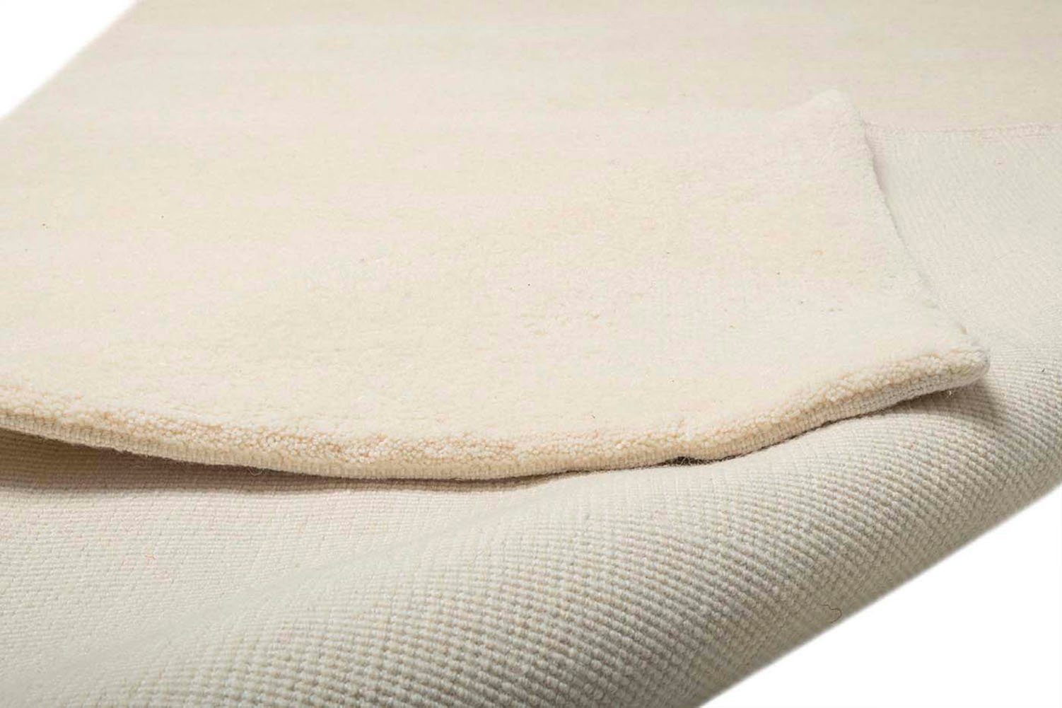 my home Wollen kleed Punam echte berber uit marokko, uni, zuivere wol, met de hand geknoopt