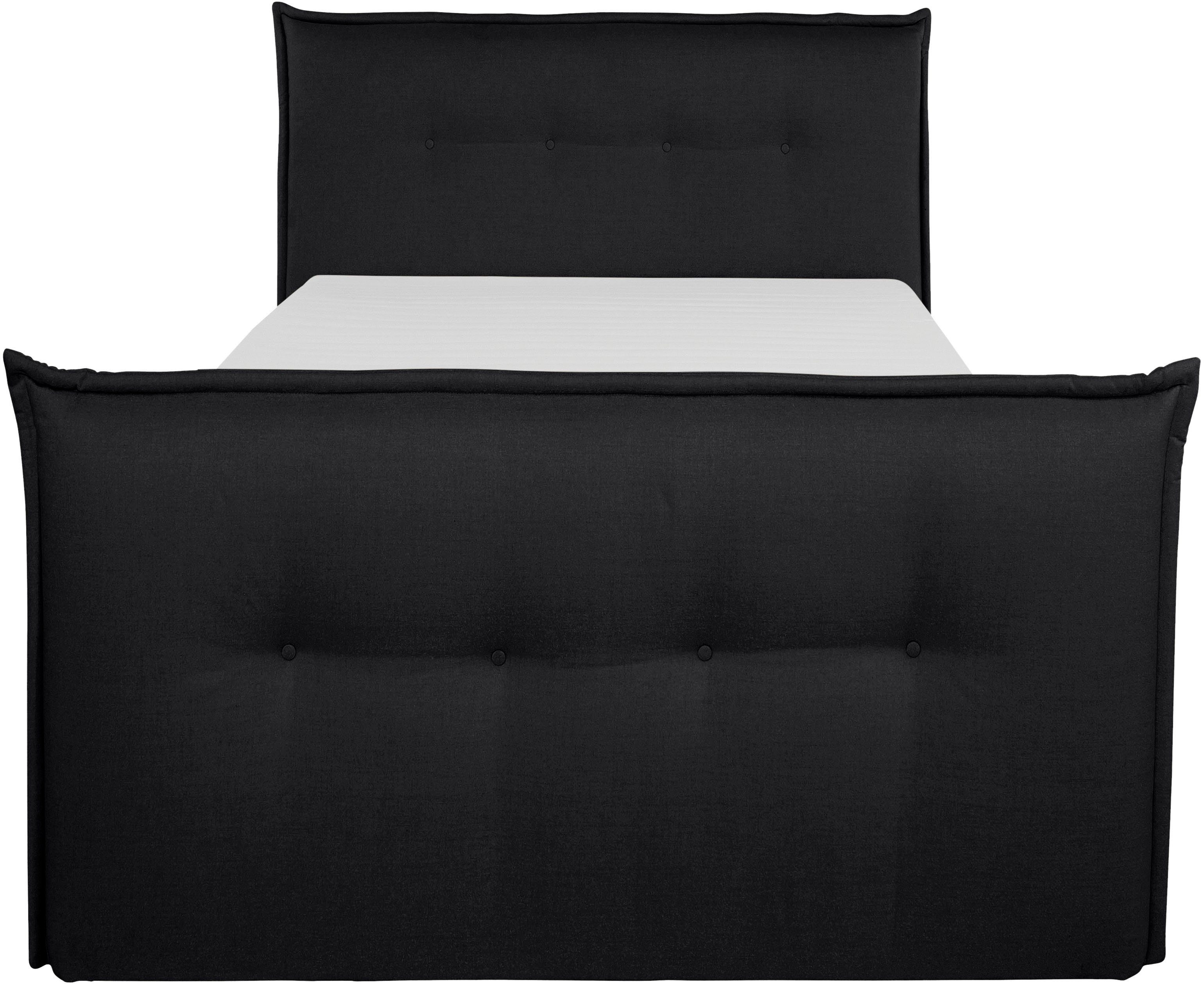 andas Boxspring Lichtgewicht inclusief voetbord, bedkist & topmatras, in 4 breedten en 2 hardheden