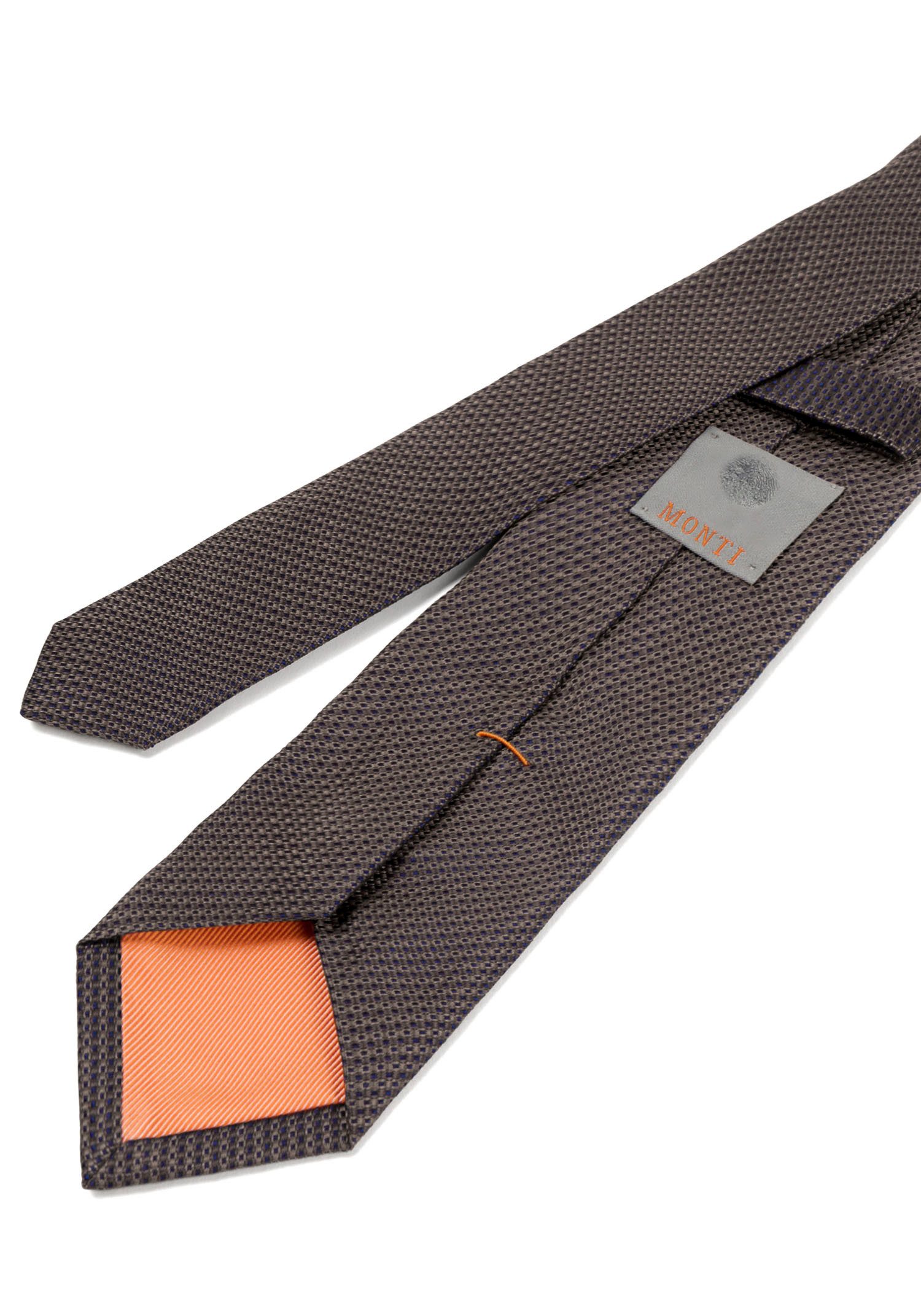 MONTI Stropdas van pure zijde, minimalistisch patroon, 6,5 cm breed