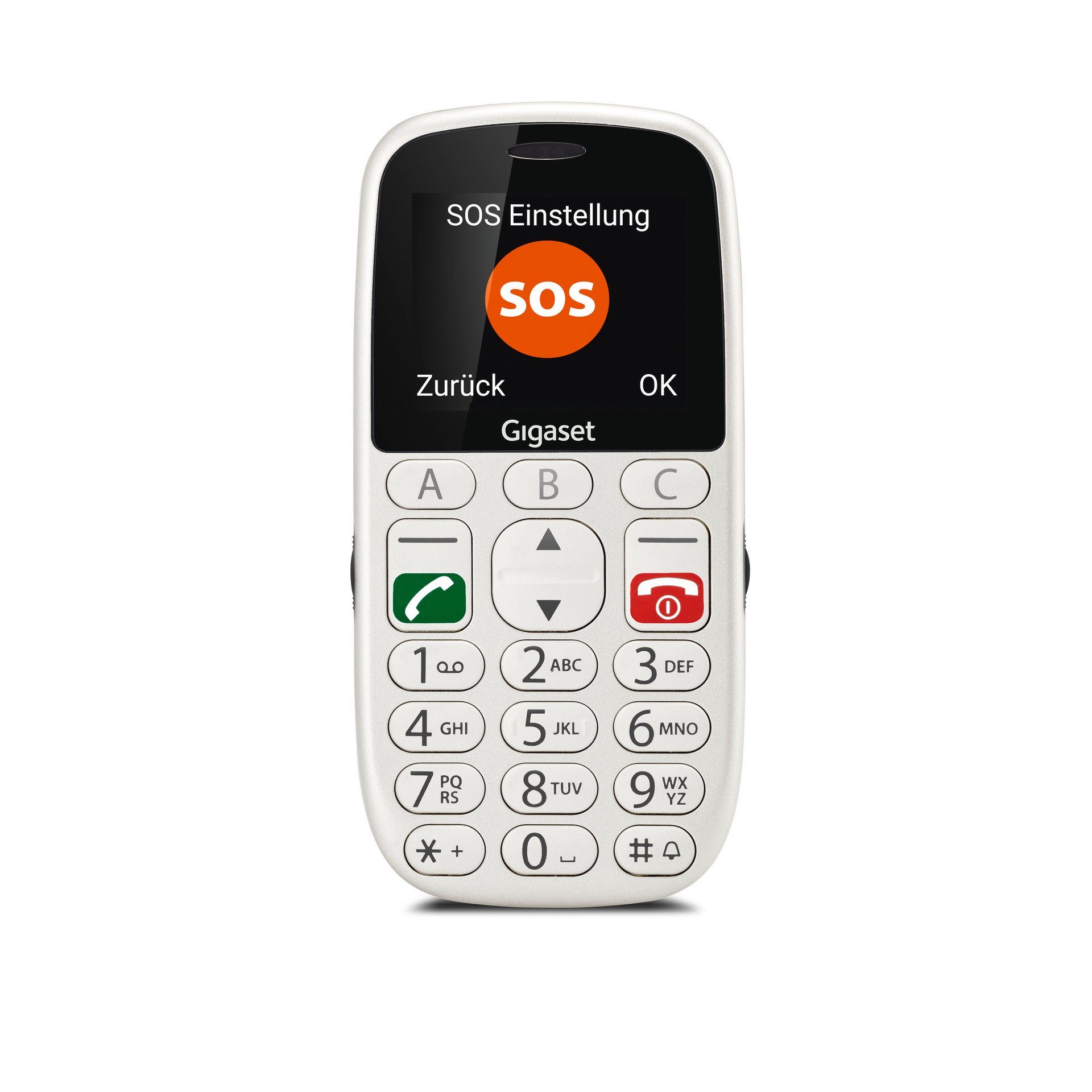 Gigaset Mobiele seniorentelefoon GL390, 32 GB