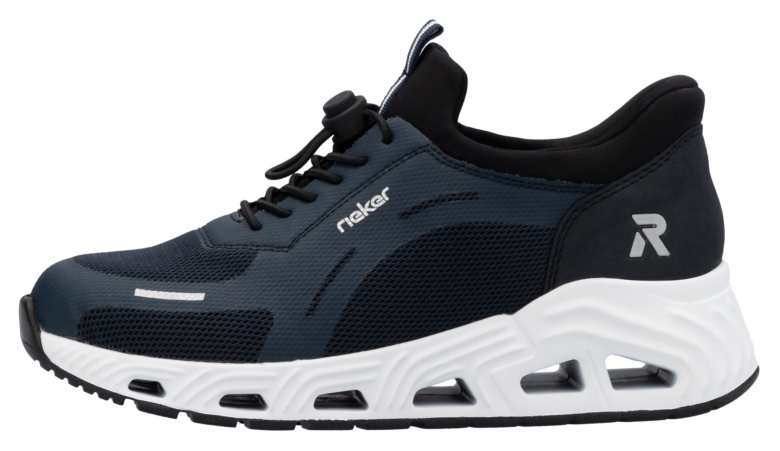 RIEKER Sport Slip-on sneakers Ready2GO , vrijetijdssneaker, lage schoen, instapschoen met snel sluiting