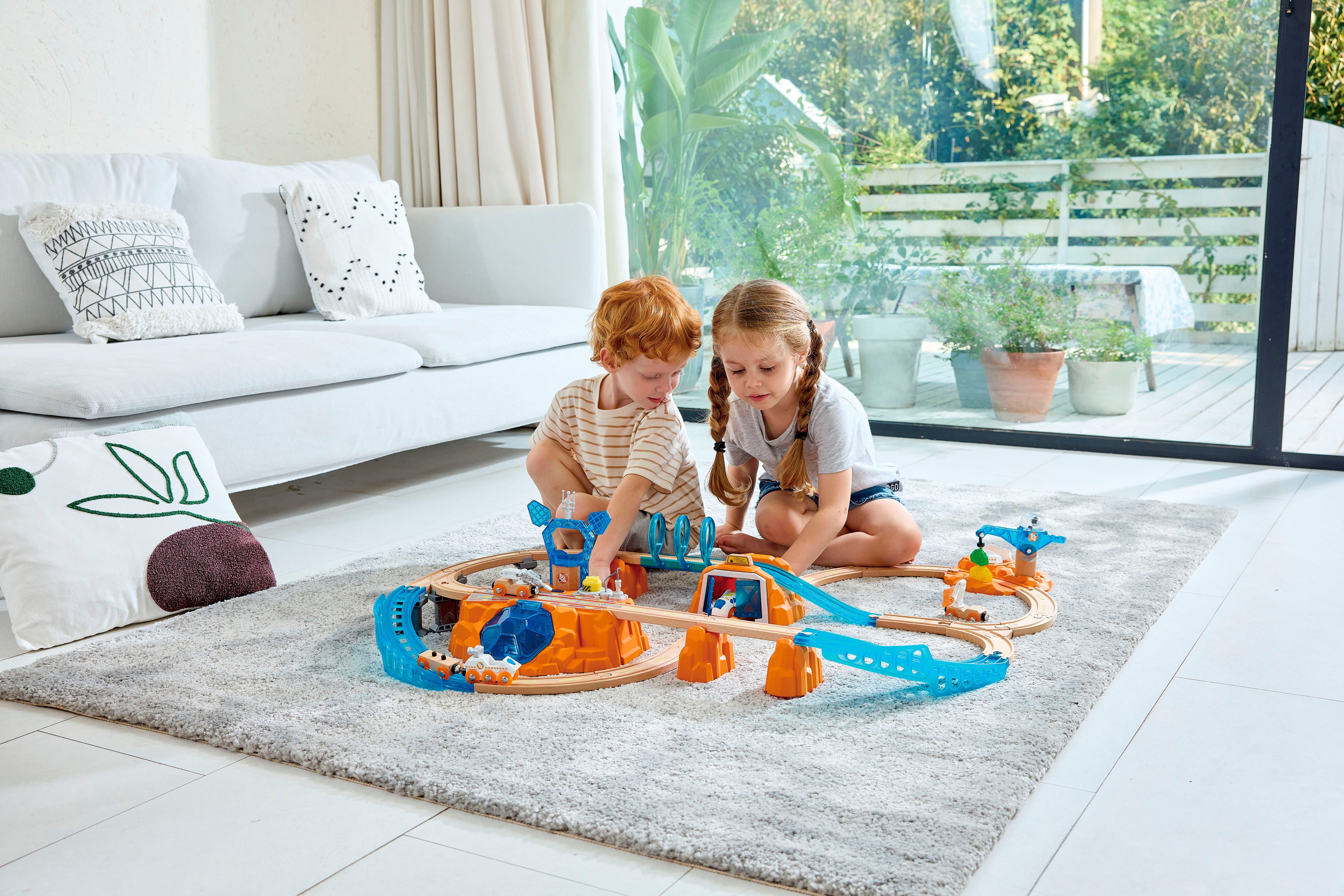 Hape Speelgoed spoorweg Treinset - Mars-verkenning (48-delig)