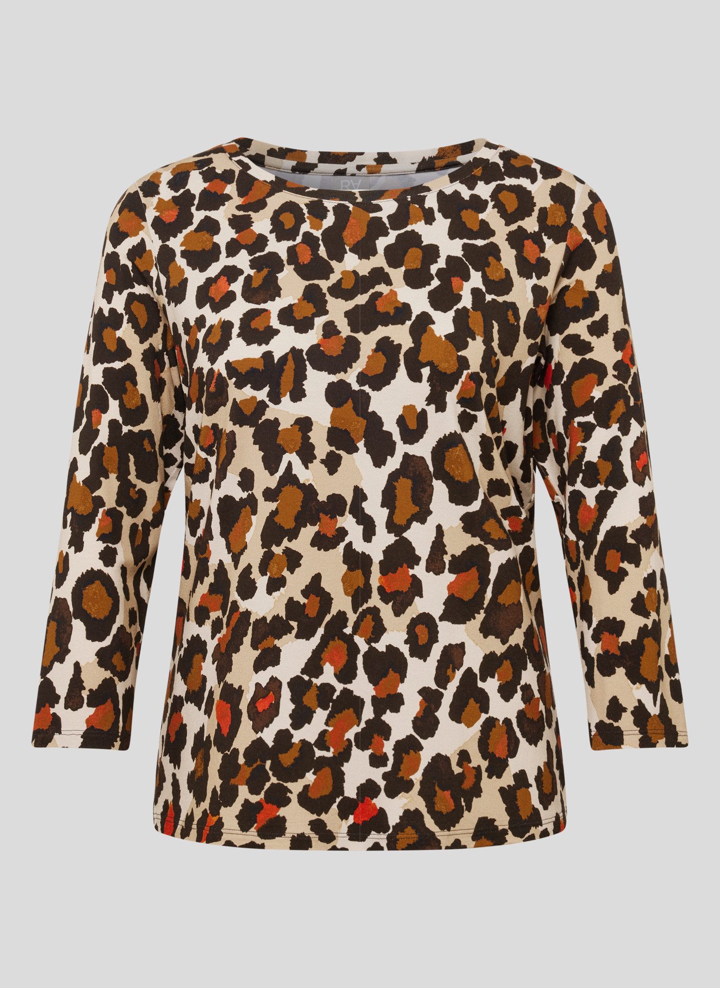 Rabe Shirt met 3/4 mouwen met luipaardprint