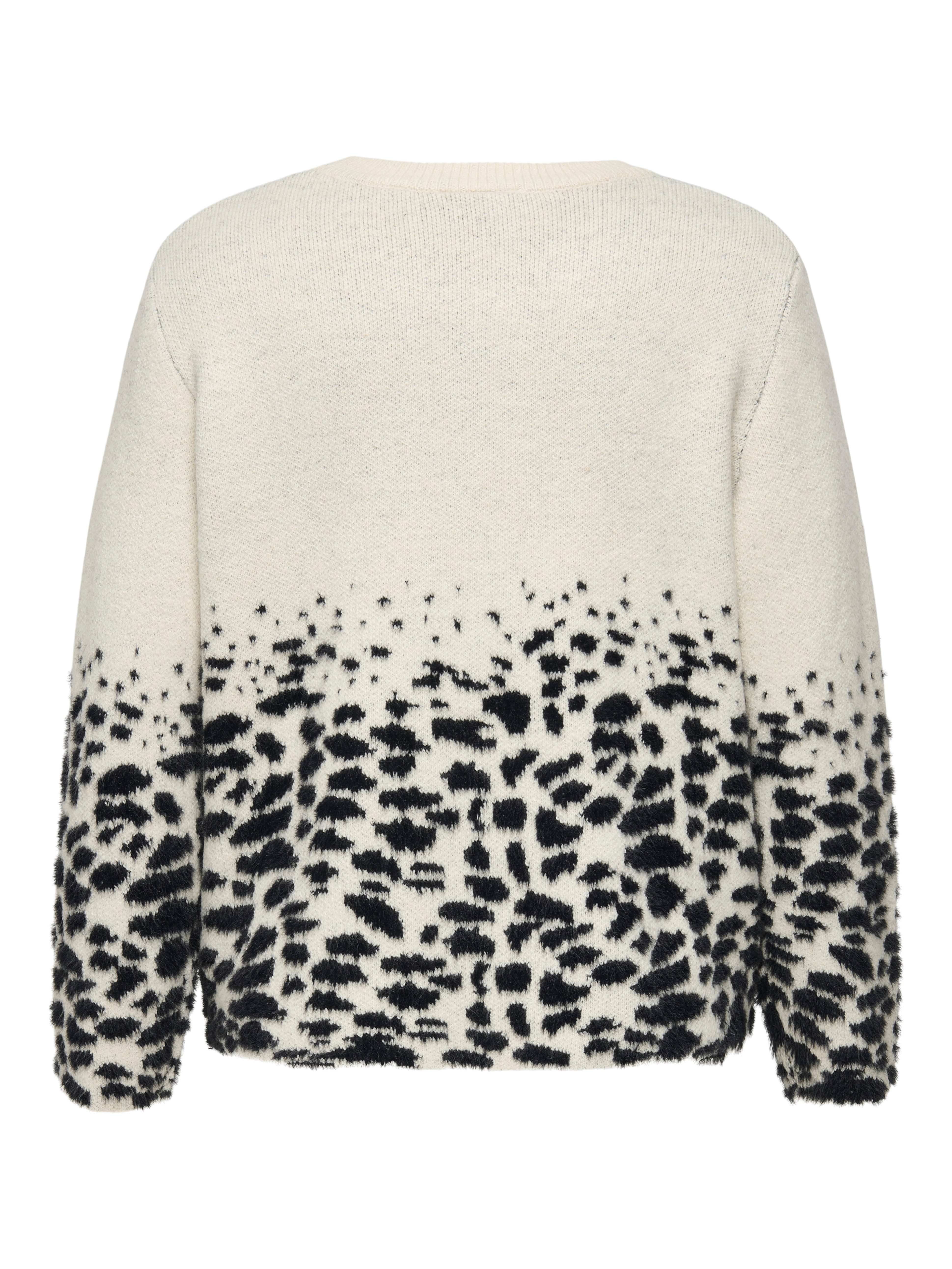 ONLY CARMAKOMA Trui met ronde hals CARANNI LS O-NECK JQ KNT