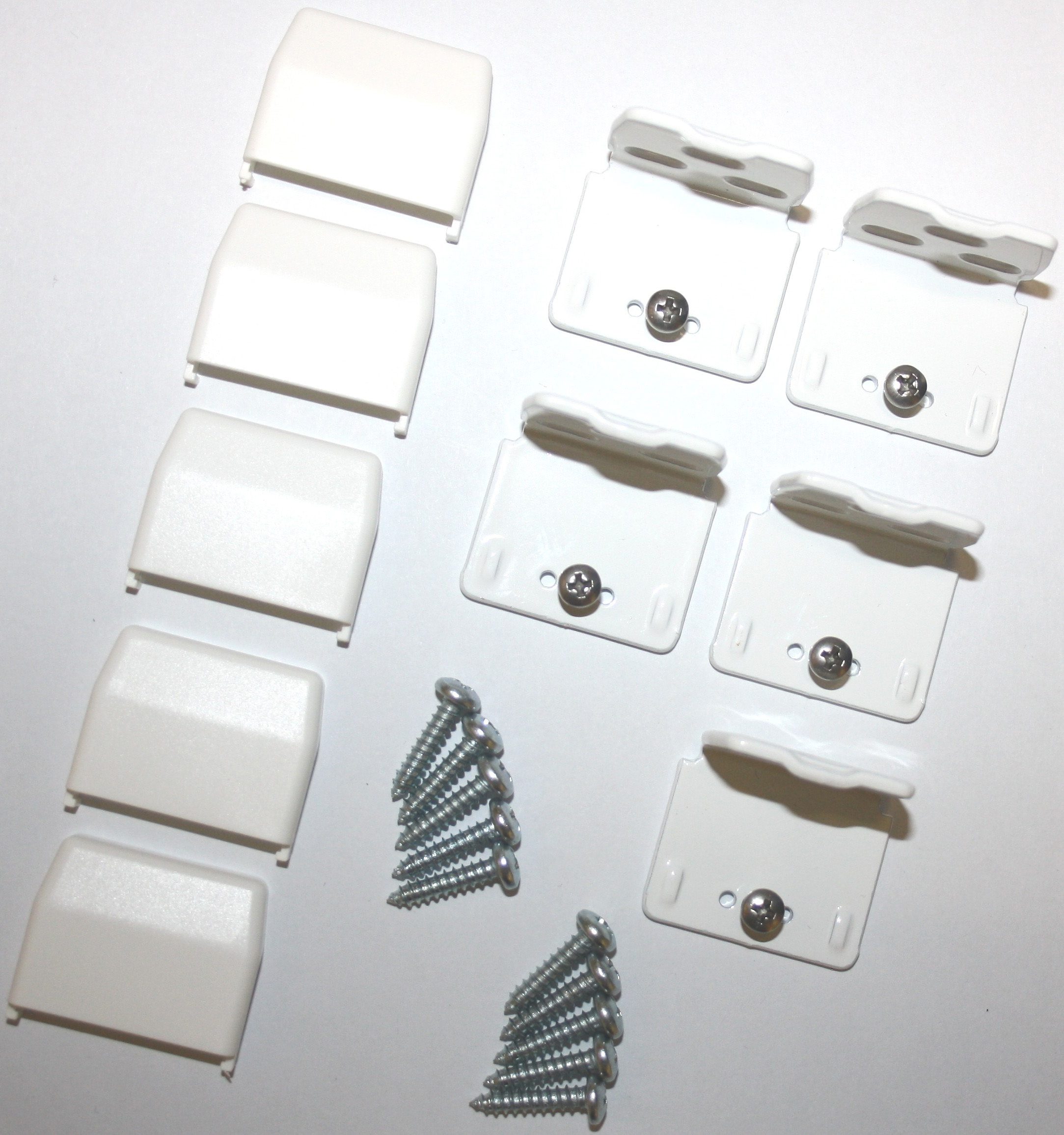 sunlines Montagemateriaal voor rolgordijn dat beschermt tegen inkijk voor frame- / wandmontage van plisségordijnen (set, 5 stuks)