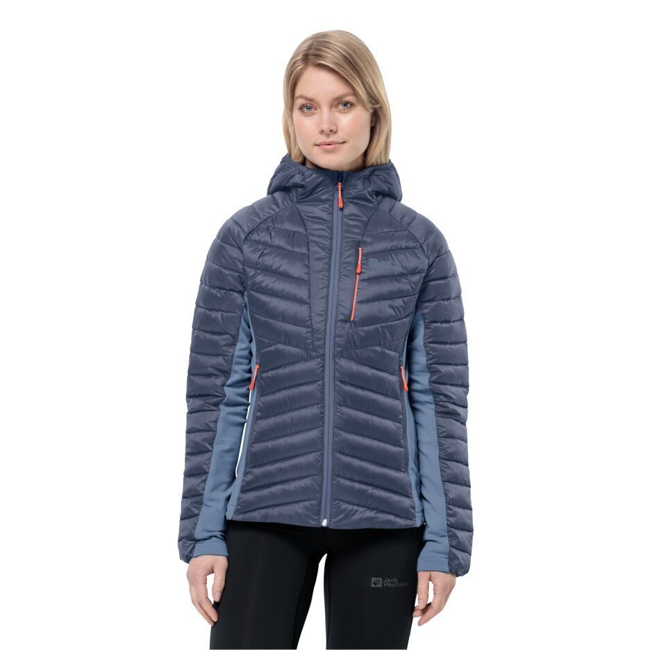 Jack Wolfskin Gewatteerde jas ROUTEBURN PRO INS JKT W winddicht, zeer waterafstotend, ademend