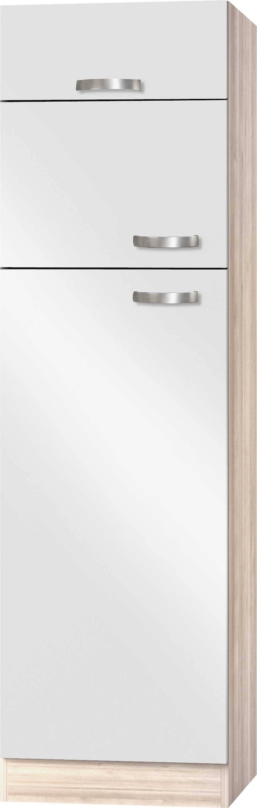 OPTIFIT Koelkastombouw Faro , met metalen handgrepen, breedte 60 cm ombouwkasten wit