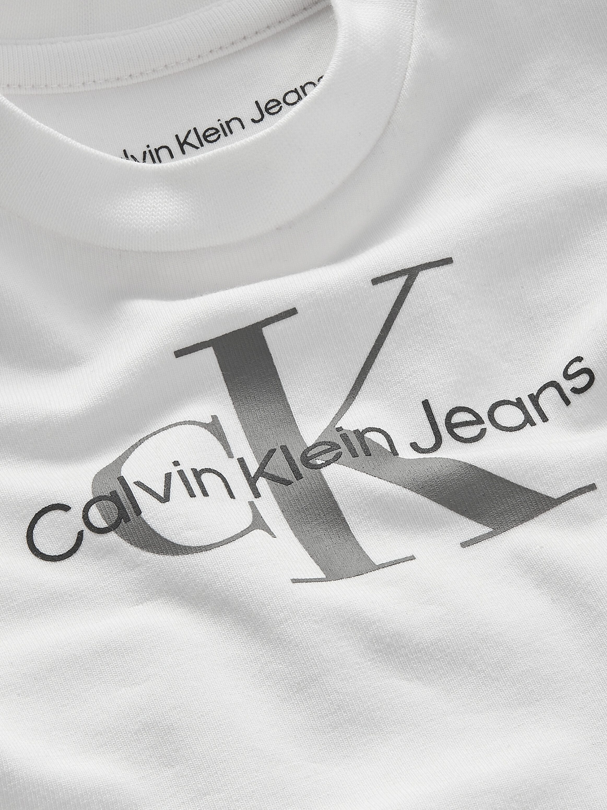 Calvin Klein T-shirt MONOGRAM SS T-SHIRT voor baby’s tot 2 jaar, met logo-print