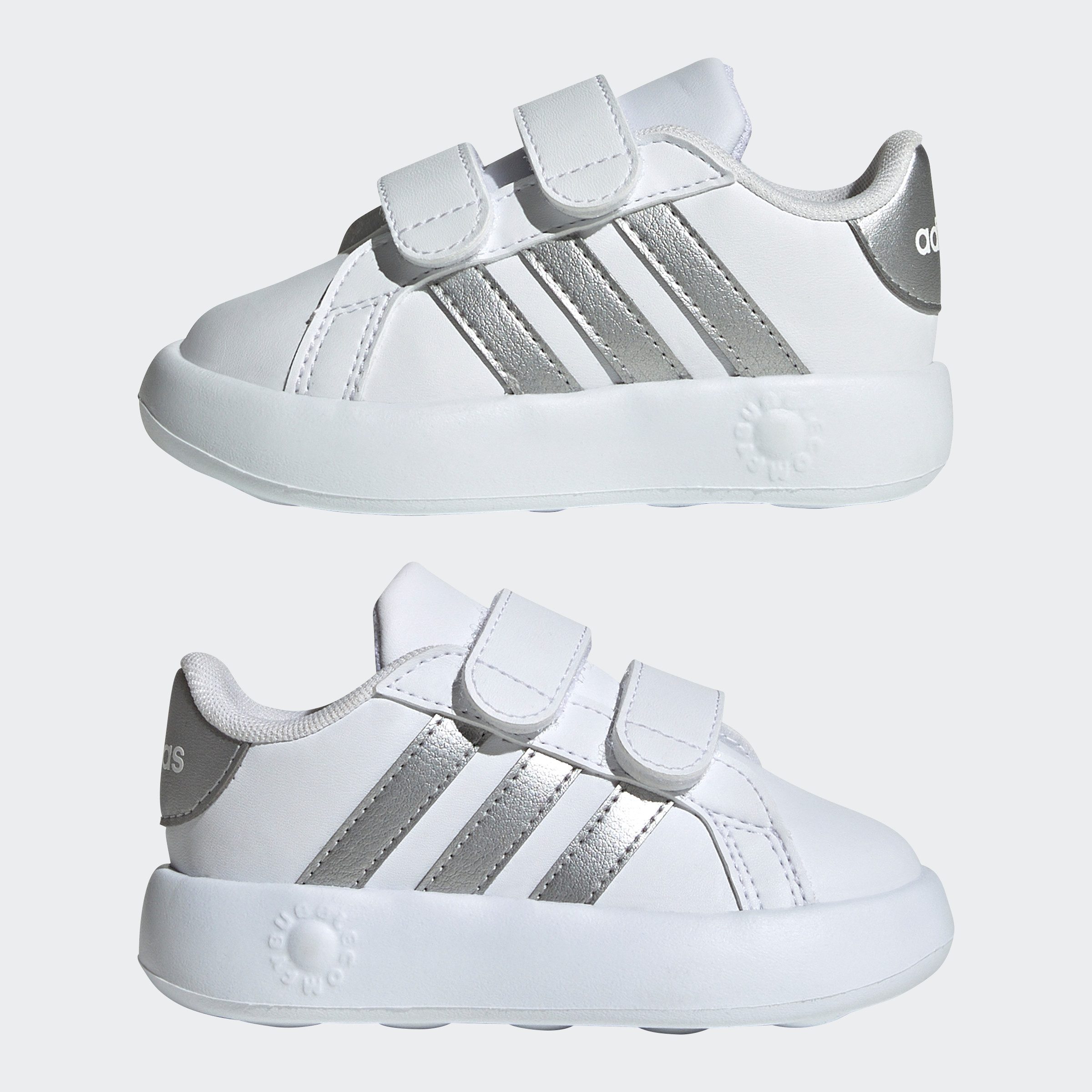 adidas Sportswear Klittenbandschoenen GRAND COURT 2.0 KIDS Design geïnspireerd op de adidas Superstar, voor kinderen