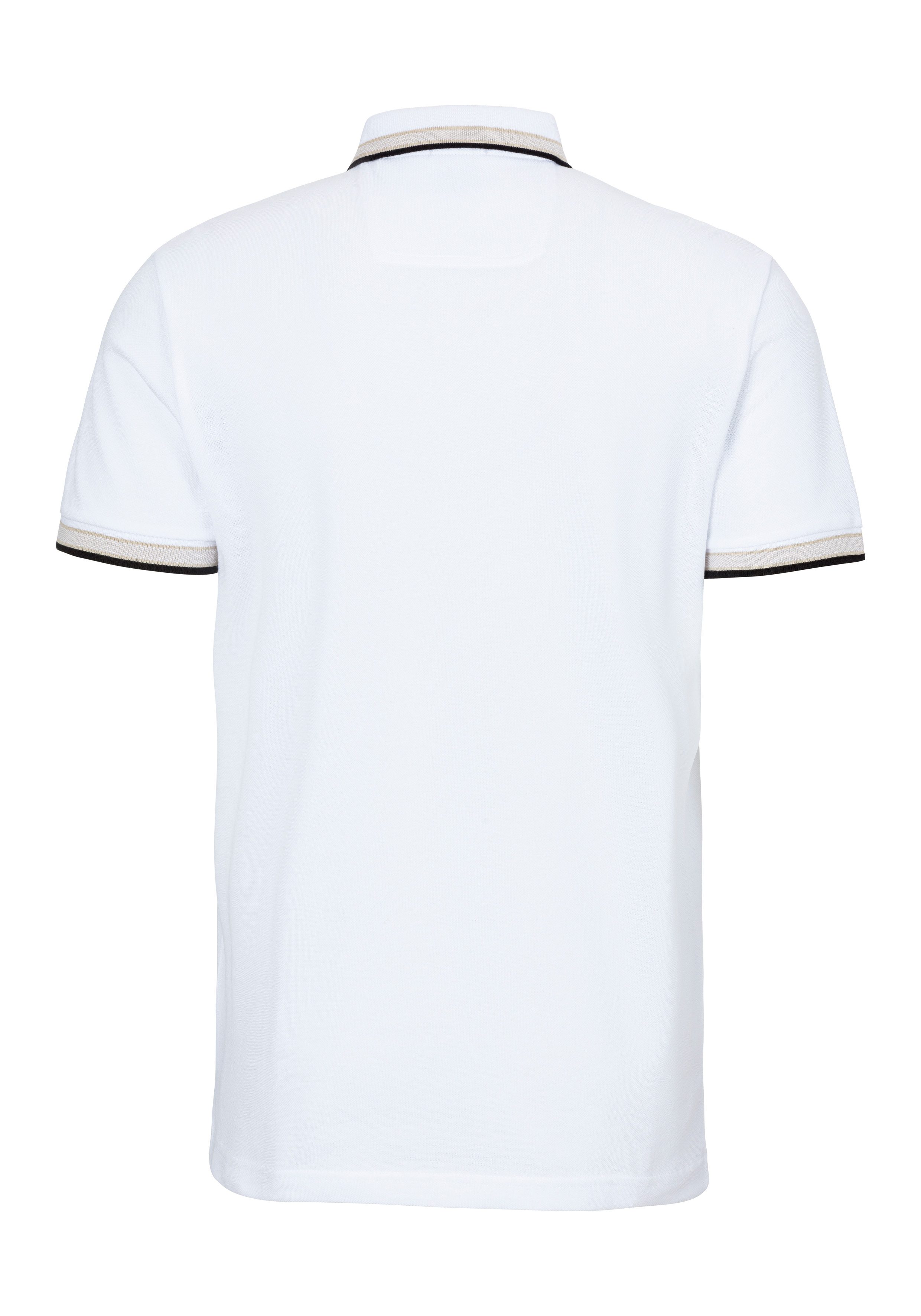 BOSS GREEN Poloshirt PADDY met contrasterende strepen aan de kraag