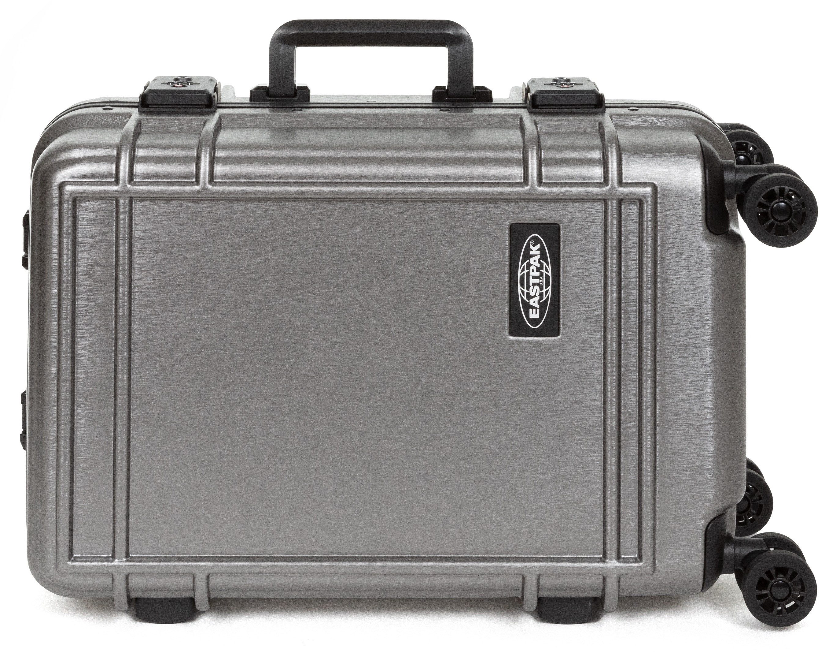 Eastpak Hardshell-trolley RESIST'R CASE S BRUSHED METAL met 30 jaar garantie