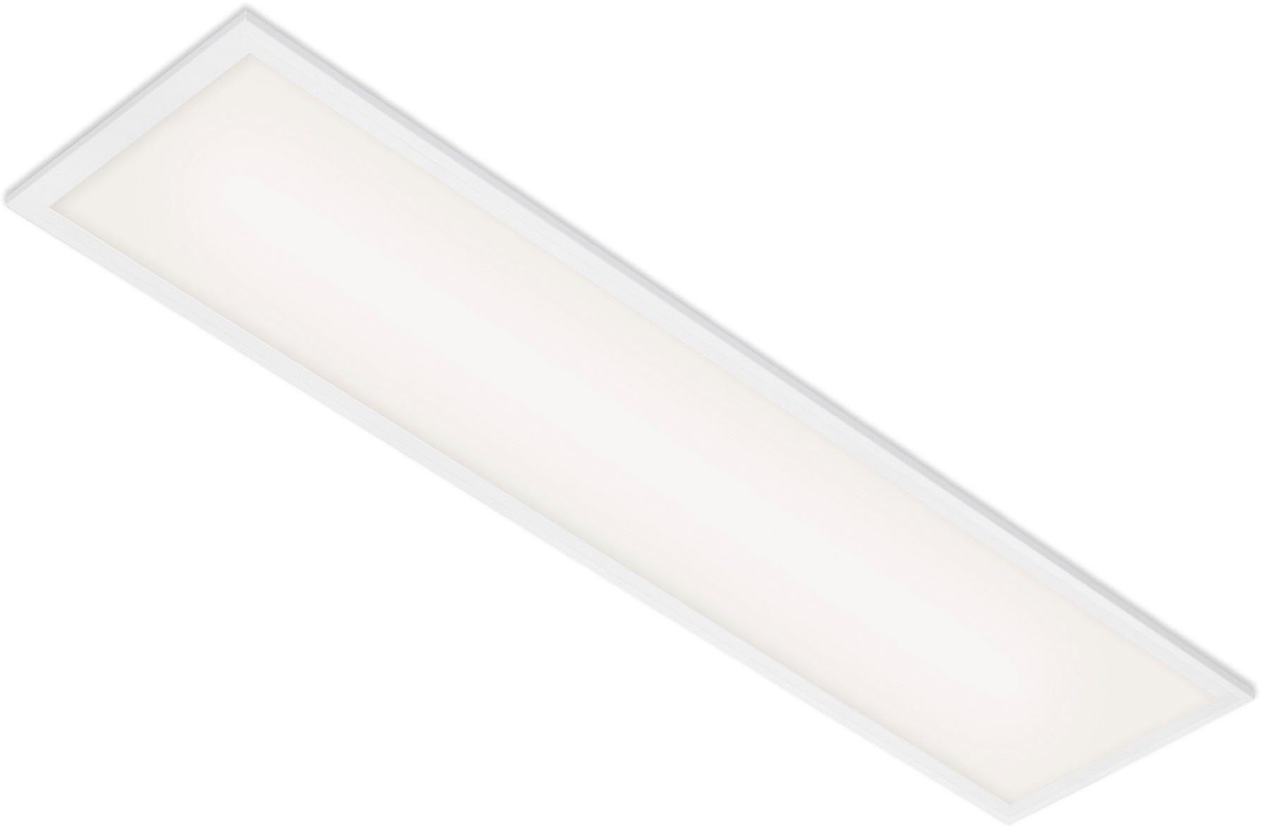 Briloner Leuchten Led-paneel 7067016 Simple Plafondlamp, 100x25x6 cm, wit, 22W, woonkamer, slaapkamer, keuken
