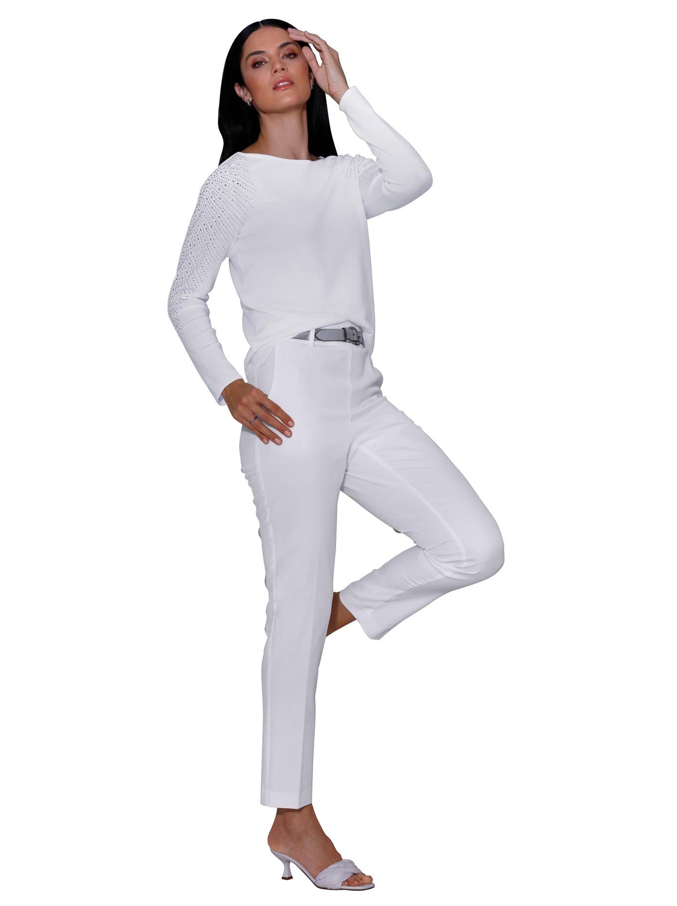 CREATION L PREMIUM Gebreide Trui van viscose lyocell