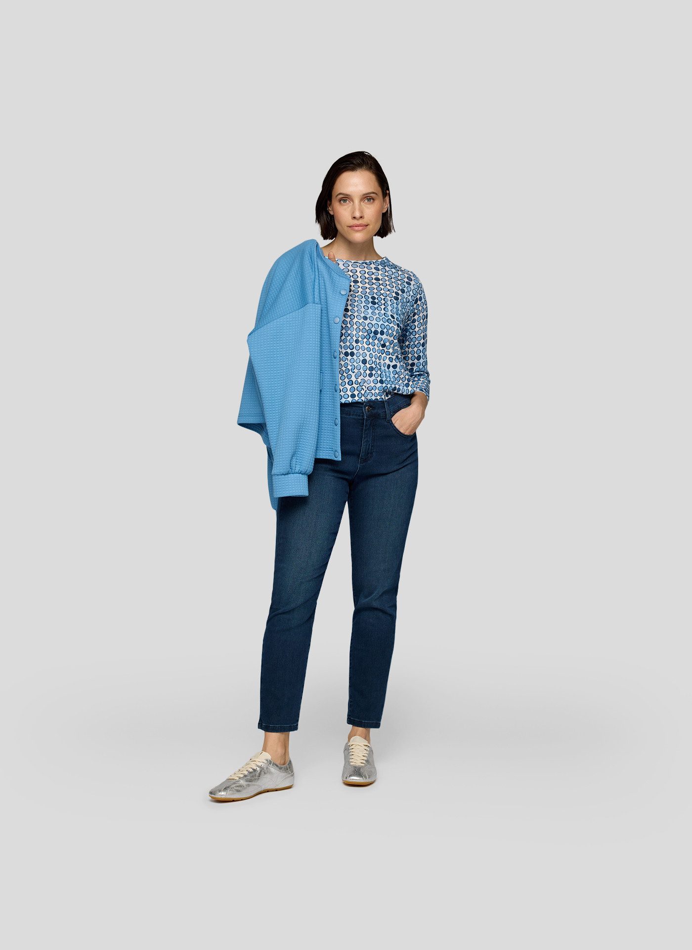 Rabe Shirt met 3/4 mouwen met print all-over