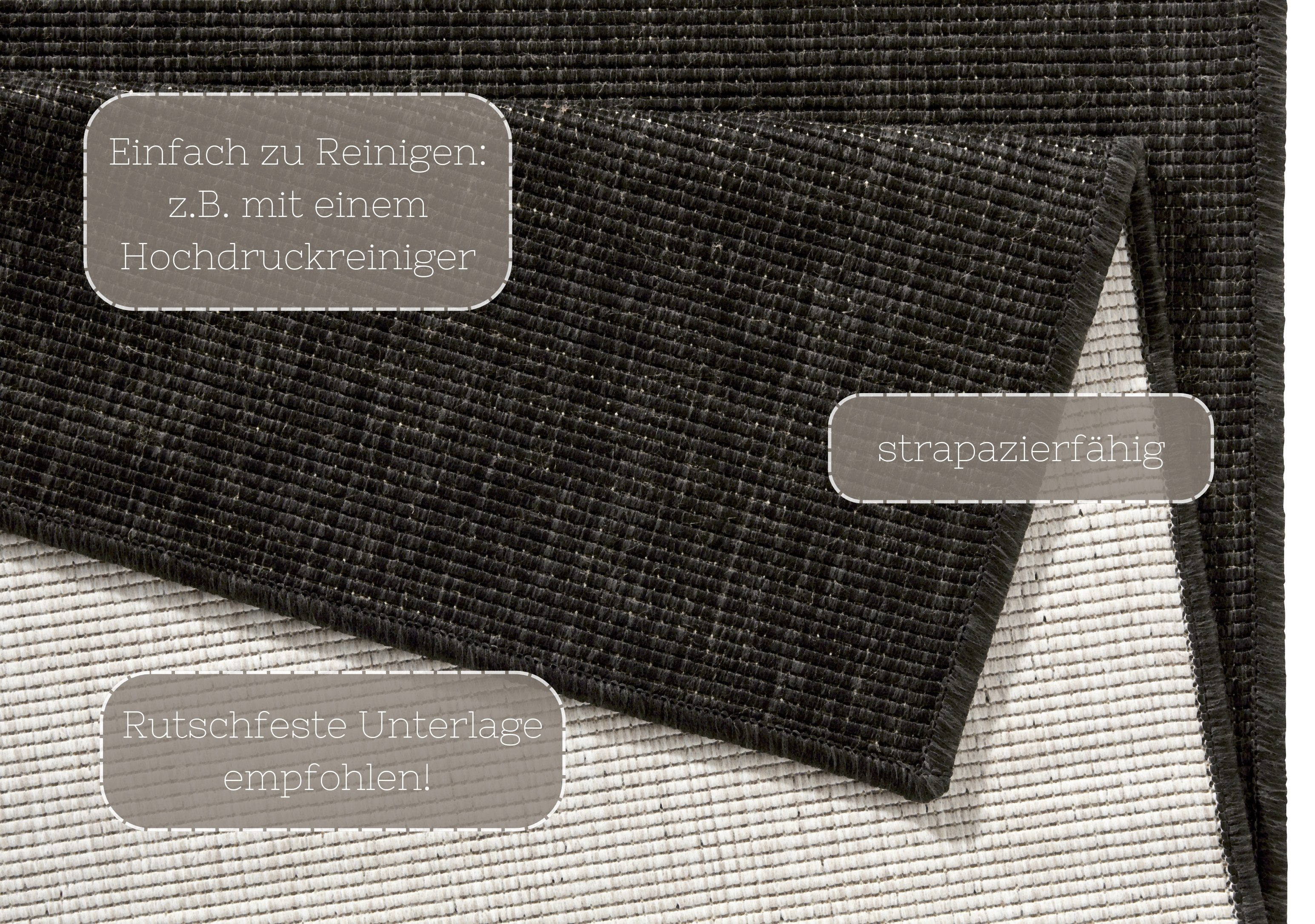 NORTHRUGS Vloerkleed Miami omkeerbaar tapijt Binnen- en buitengebruik, weerbestendig, balkon, loper, woonkamer, waterbestendig