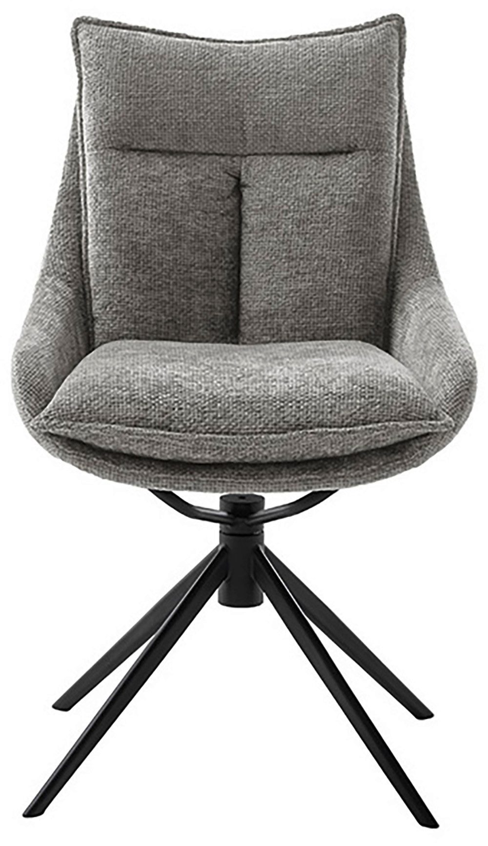 MCA furniture Eetkamerstoel (2-set), draaibaar 360°, draai- & schommelfunctie, belastbaarheid 120 kg