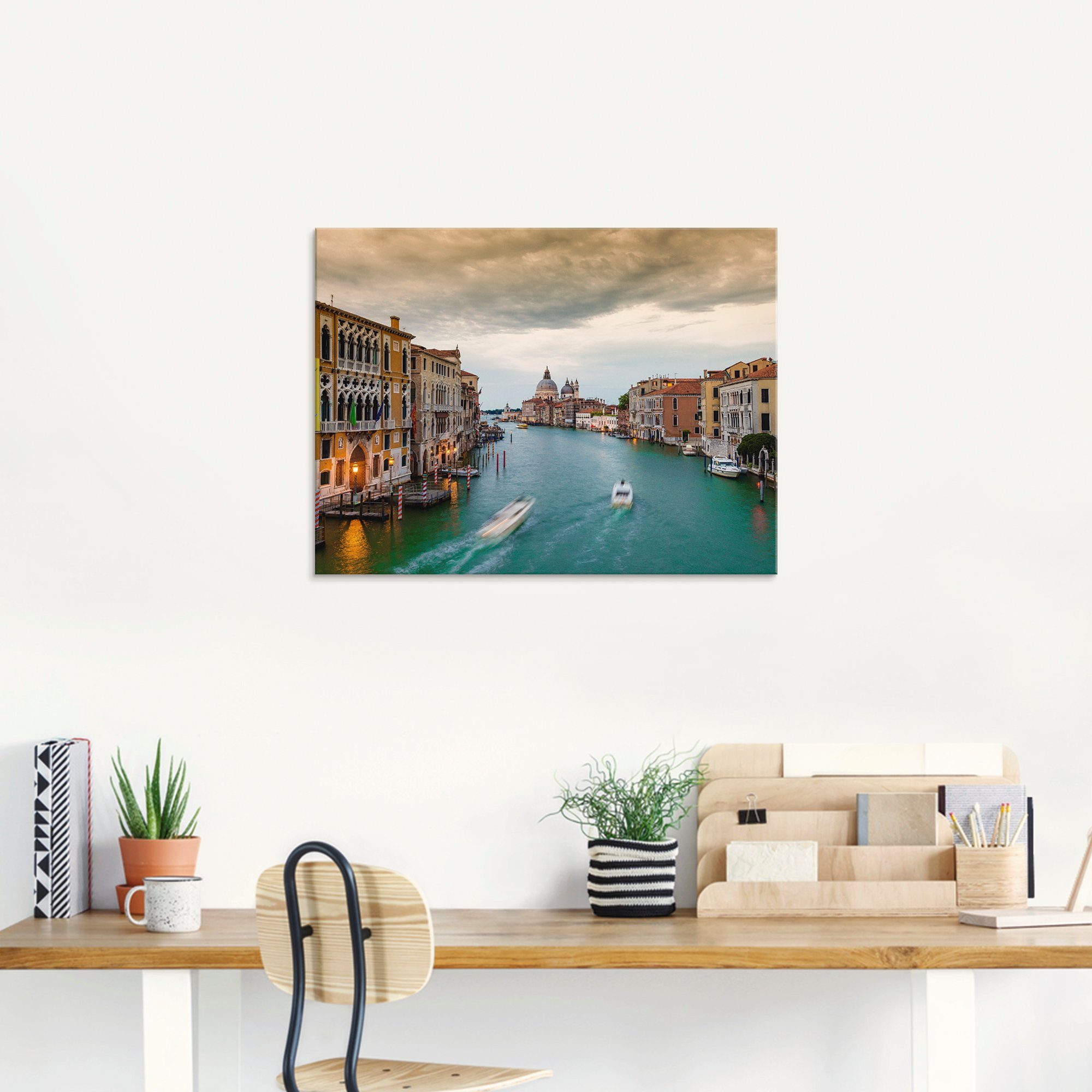 Artland Print op glas Venetië Canal Grande II