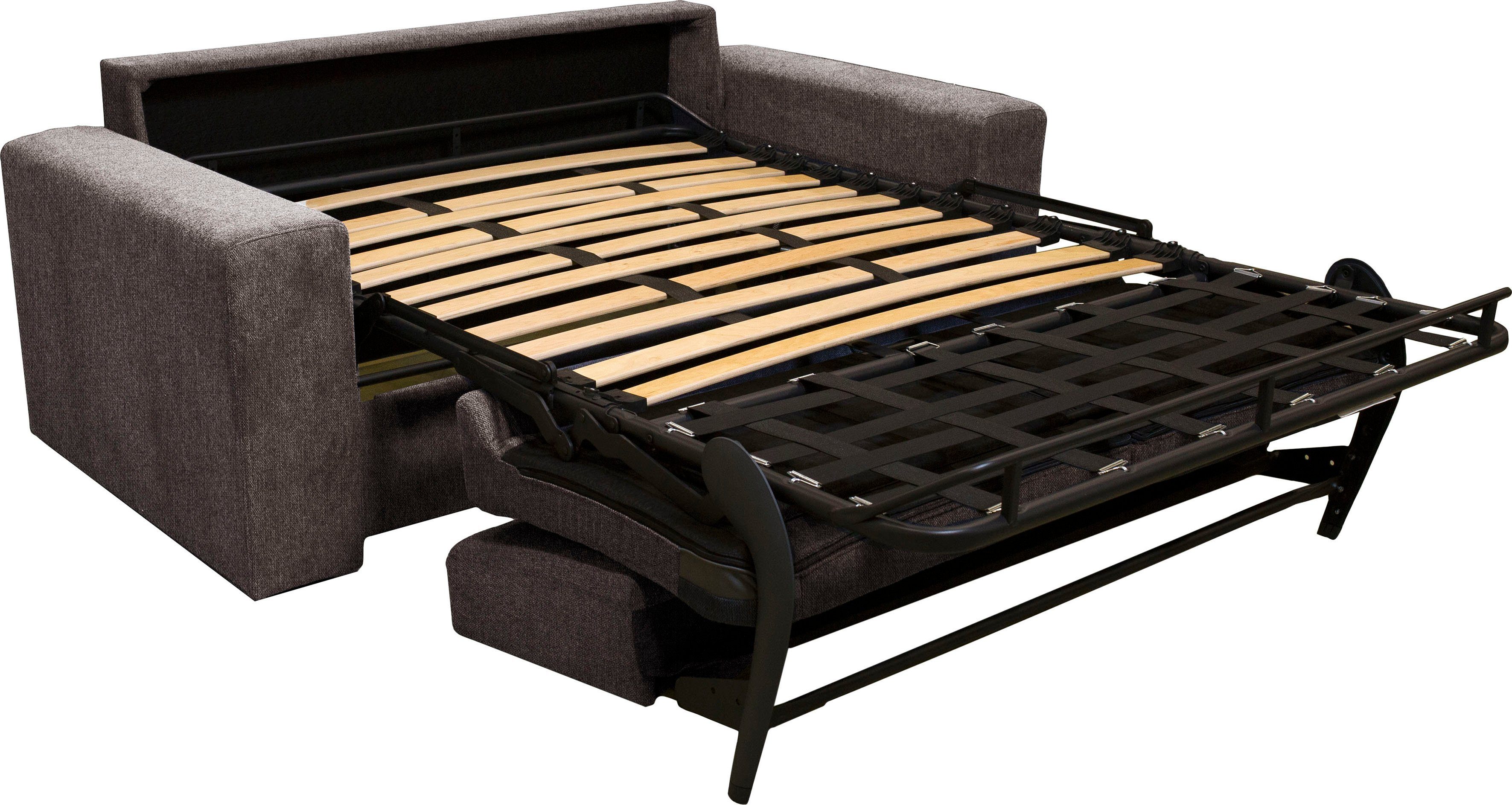 Home affaire 2-zitsbank Roma matras hoogte 14 cm Bedfunctie, met vering, Afmeting liggend ca. 123x198 cm