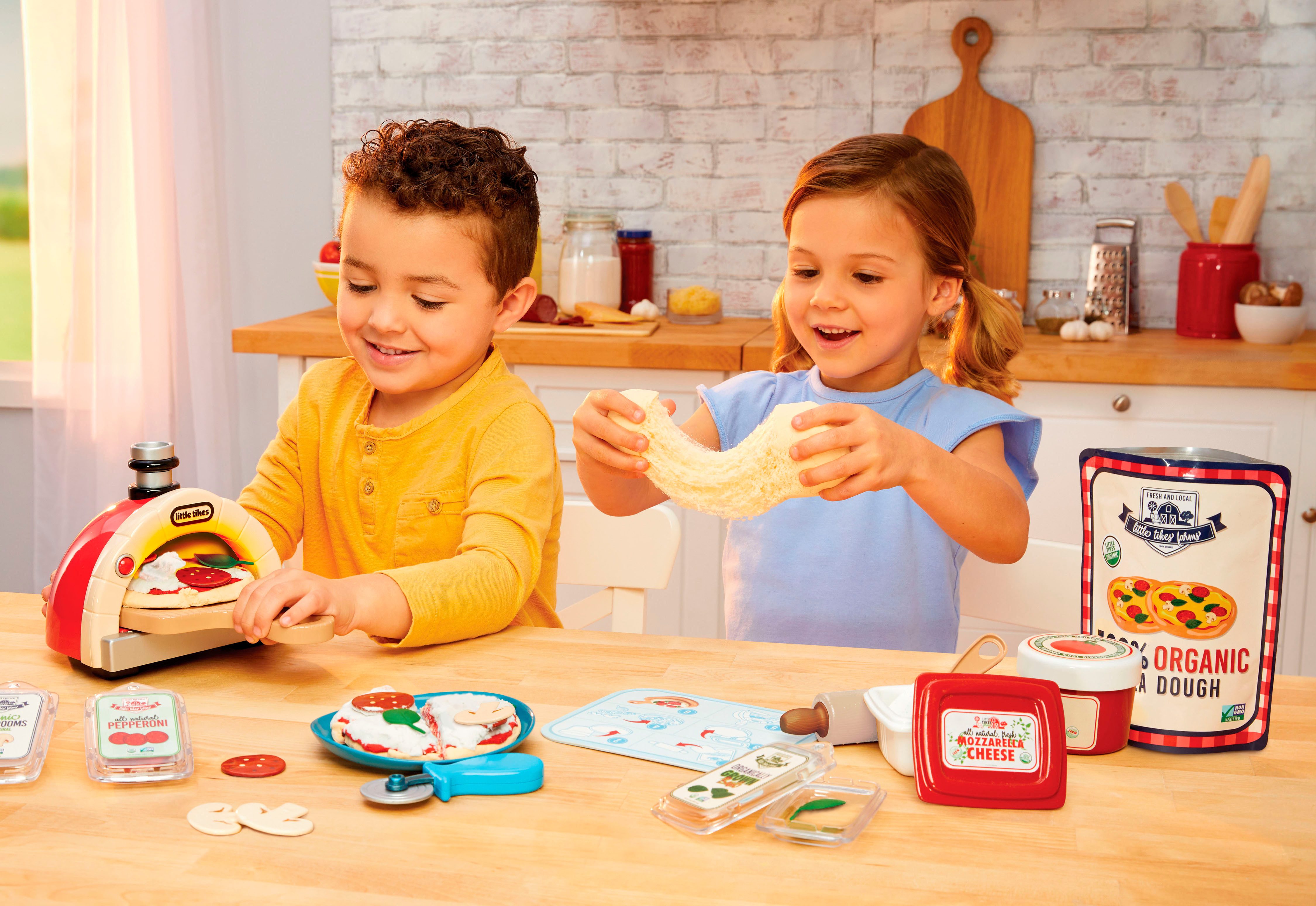 Little Tikes® Speelgoed-levensmiddelen Creative Chefs Pizza Kit (18-delig)