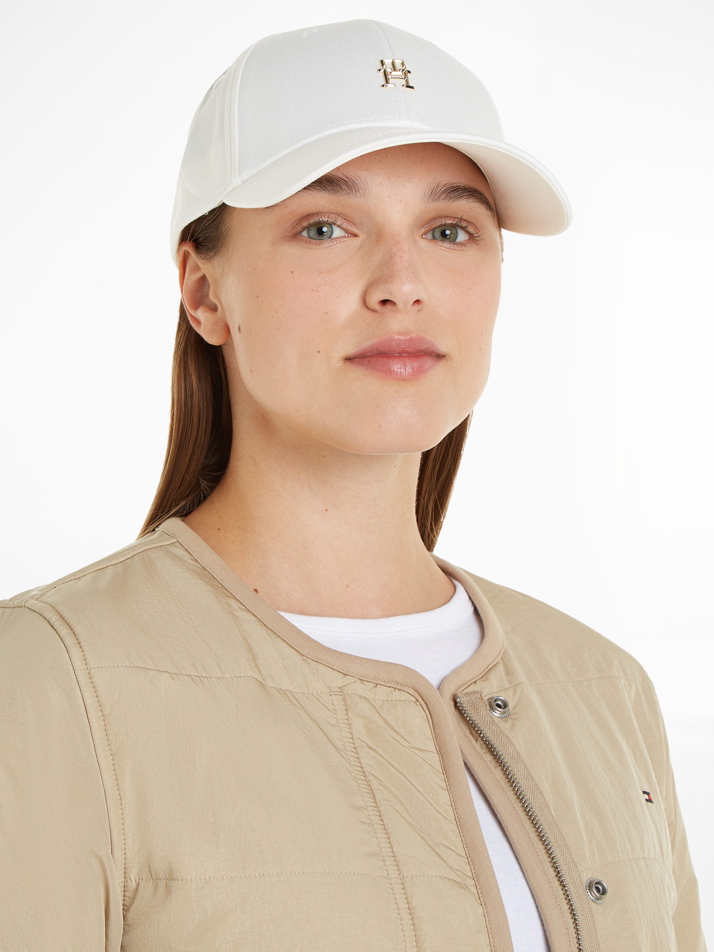 Tommy Hilfiger Witte Distinct Corp Cap White Dames
