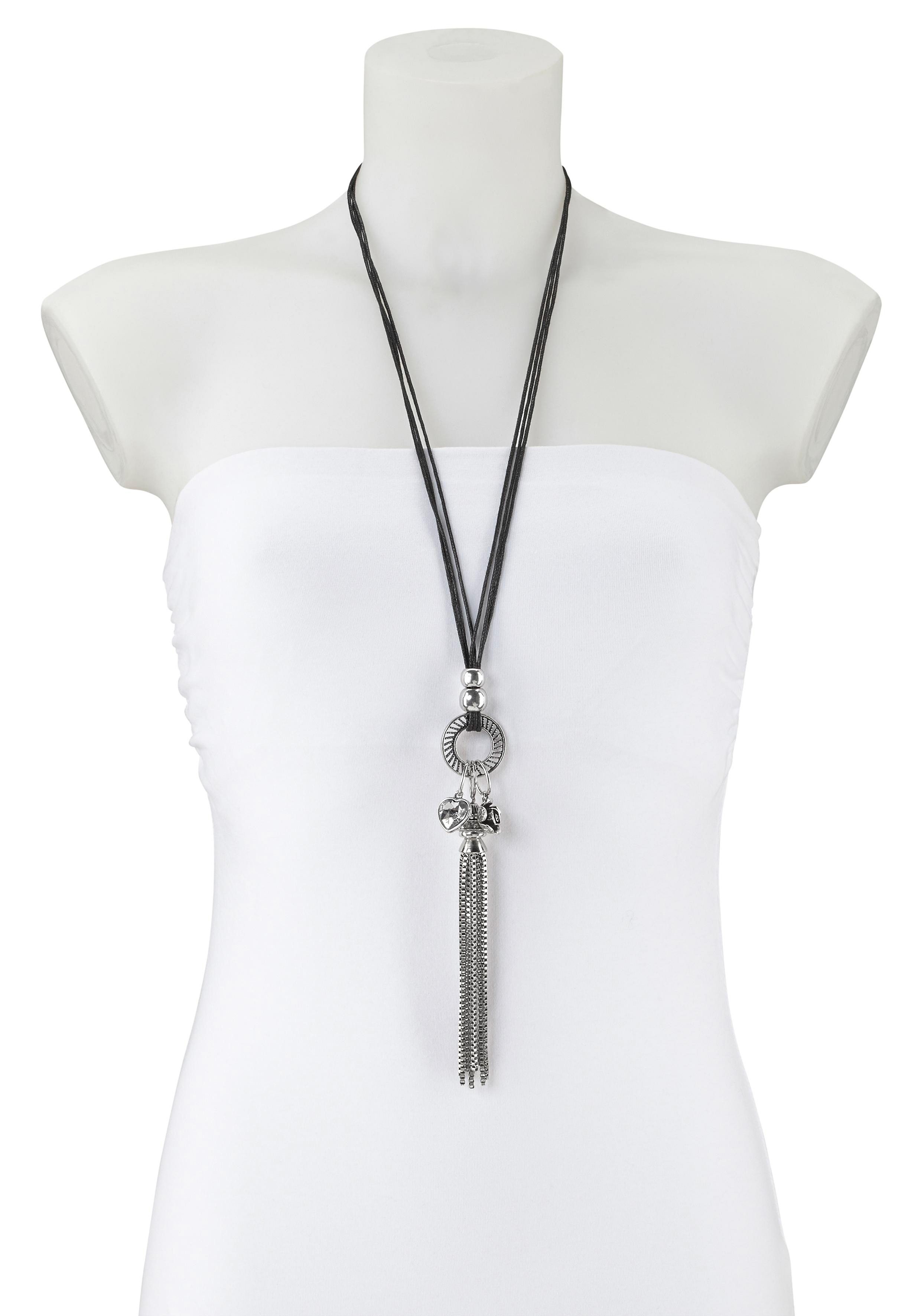 Firetti Ketting met hanger Met kleine roos en hart (1-delig)