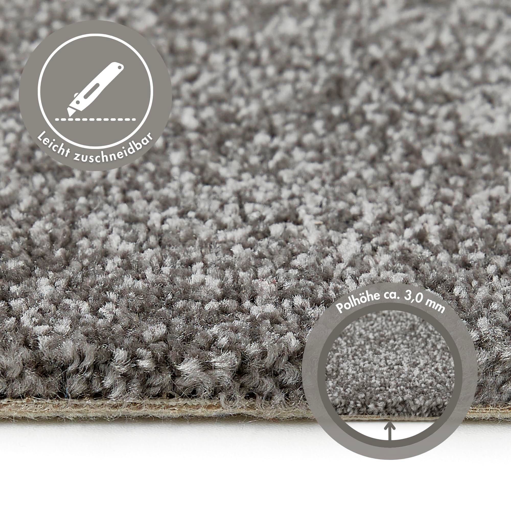 Andiamo Tapijt Frisee-Velours Rennes, Made in Belgium Effen kleuren, breedte 400 cm of 500 cm, slijtvast, onderhoudsvriendelijk