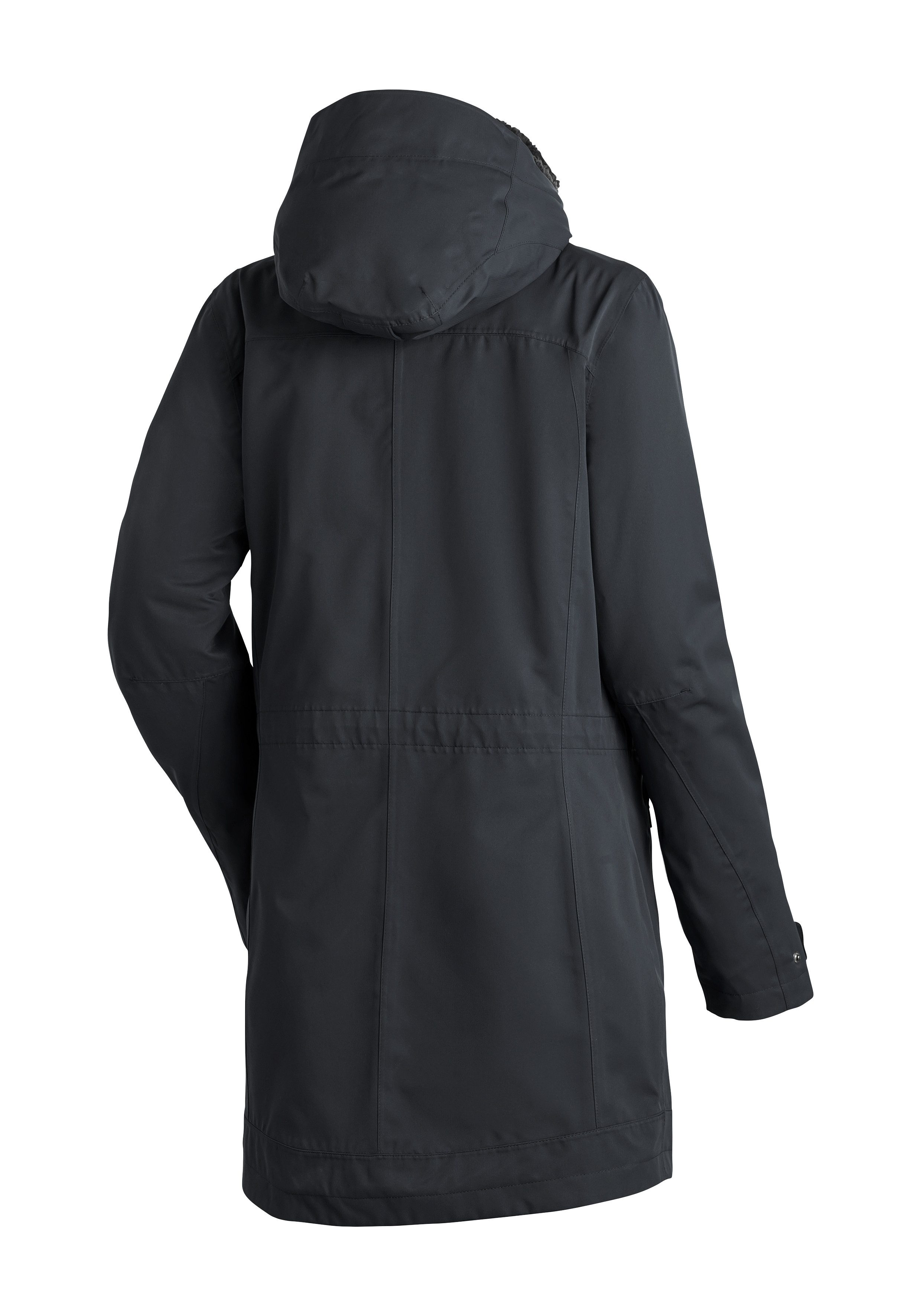 Maier Sports Outdoorjack GERDI Dames wandeljack, ademend waterdicht, 2-in-1 jack met capuchon