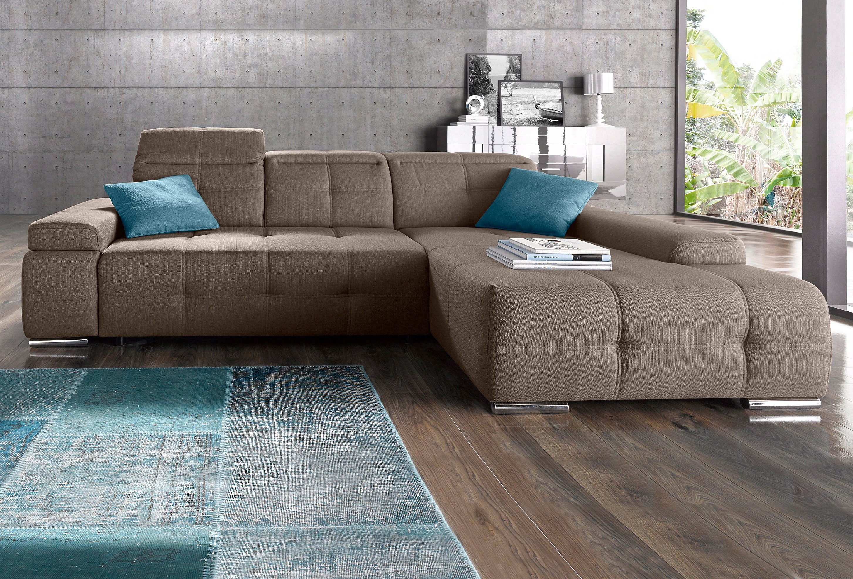 Sit&more Hoekbank Mistral L-vorm optioneel met slaapfunctie
