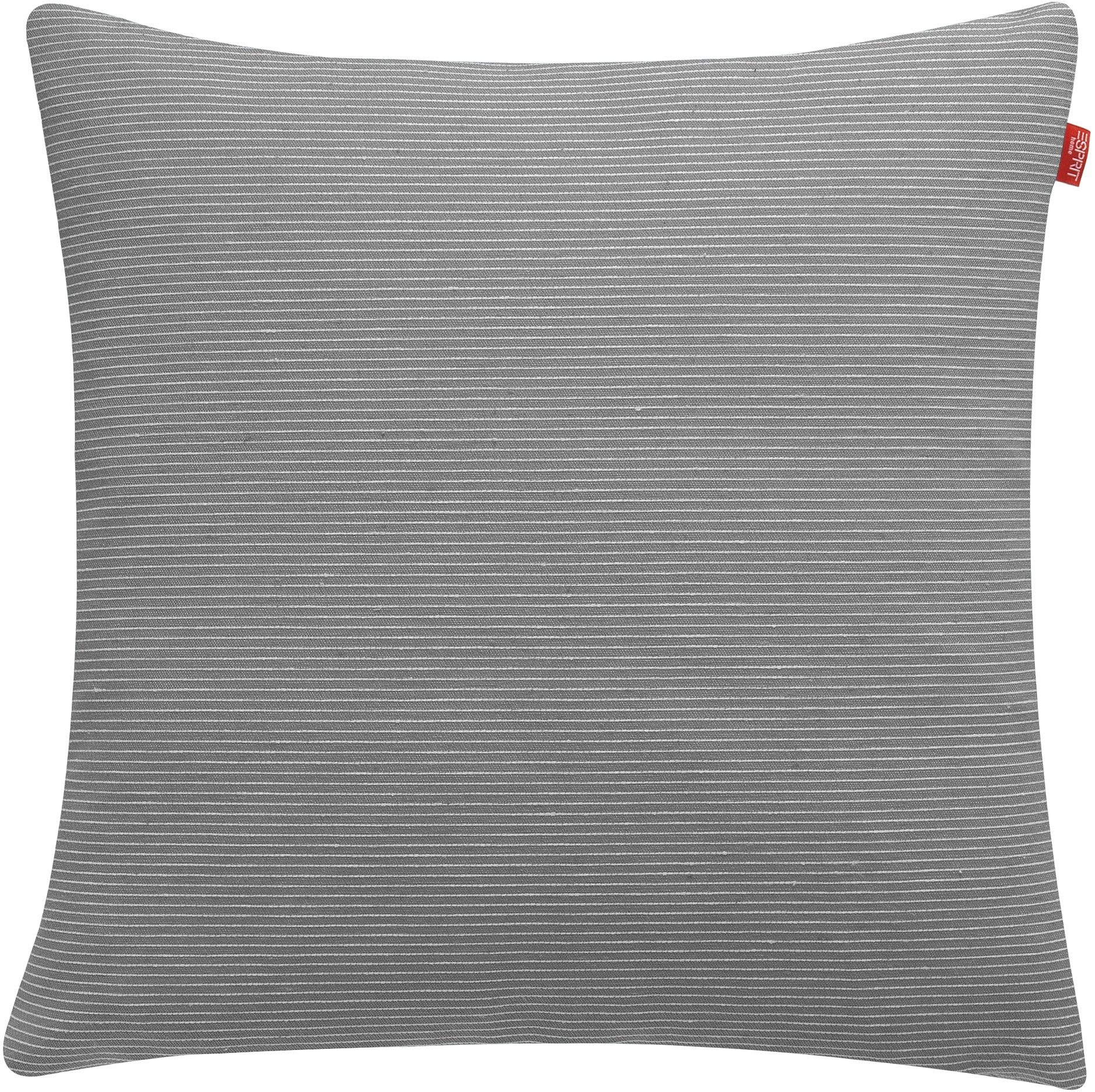 Esprit Sierkussen Stockholm Needlestripe Kussenovertrek zonder vulling, per stuk, krijtstreepje (1 stuk)