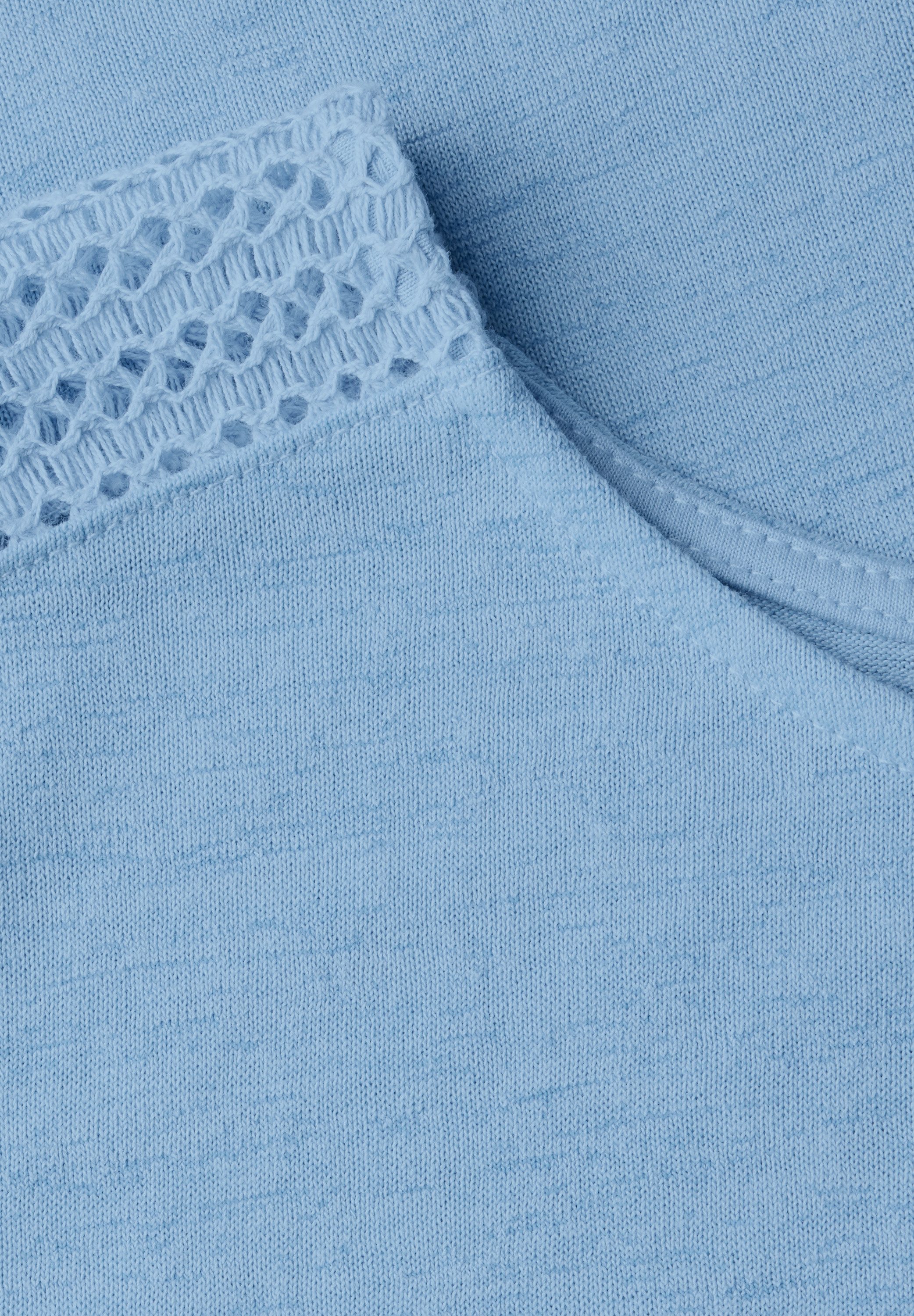 STREET ONE T-shirt met kanten detail