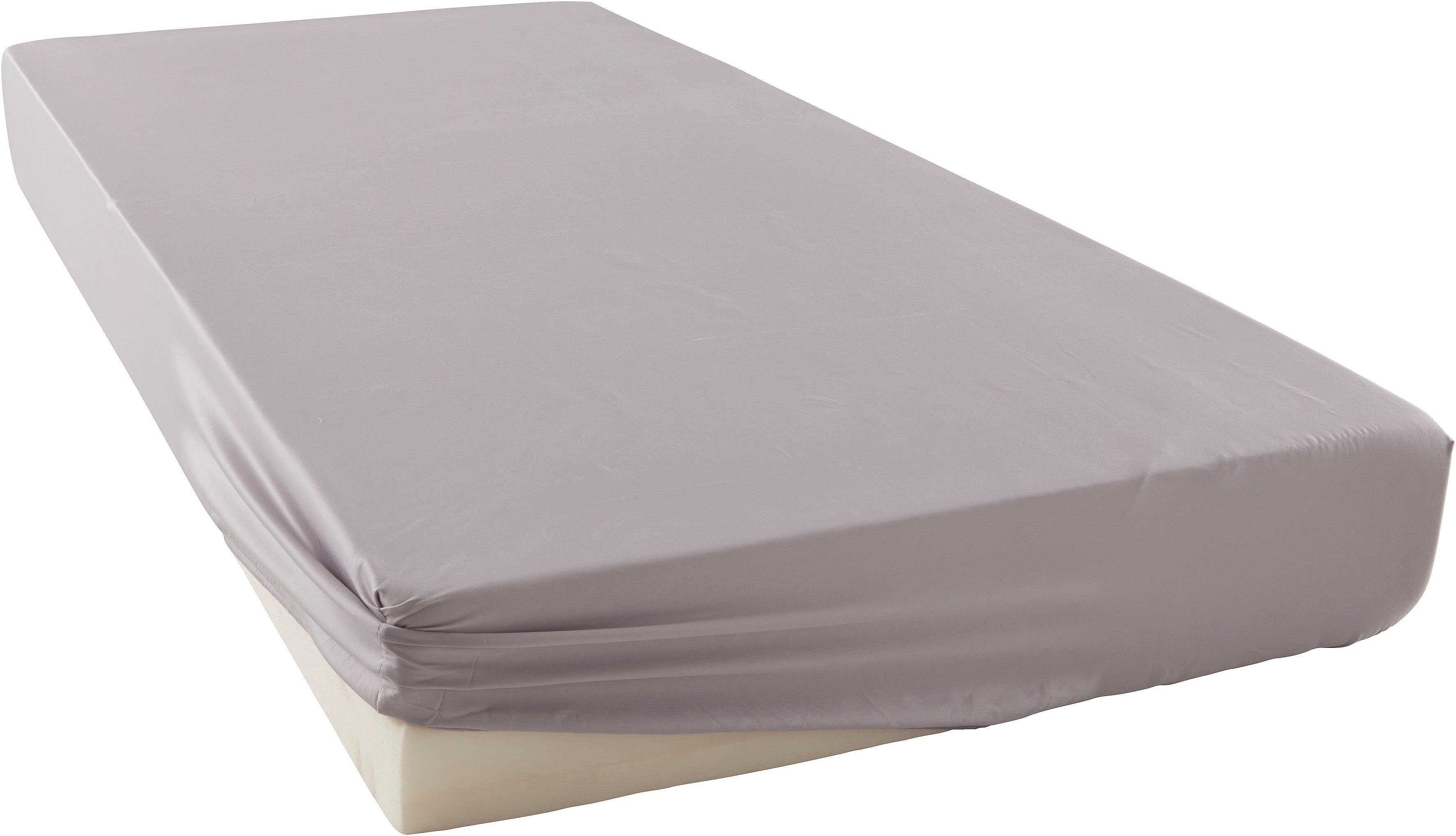 Guido Maria Kretschmer Home&Living Hoeslaken Mila 2 in mt. 90x200, 140x200 of 180x200 cm Mako satijn, matrassen tot 20 cm hoogte, hoeslaken, laken (1 stuk)