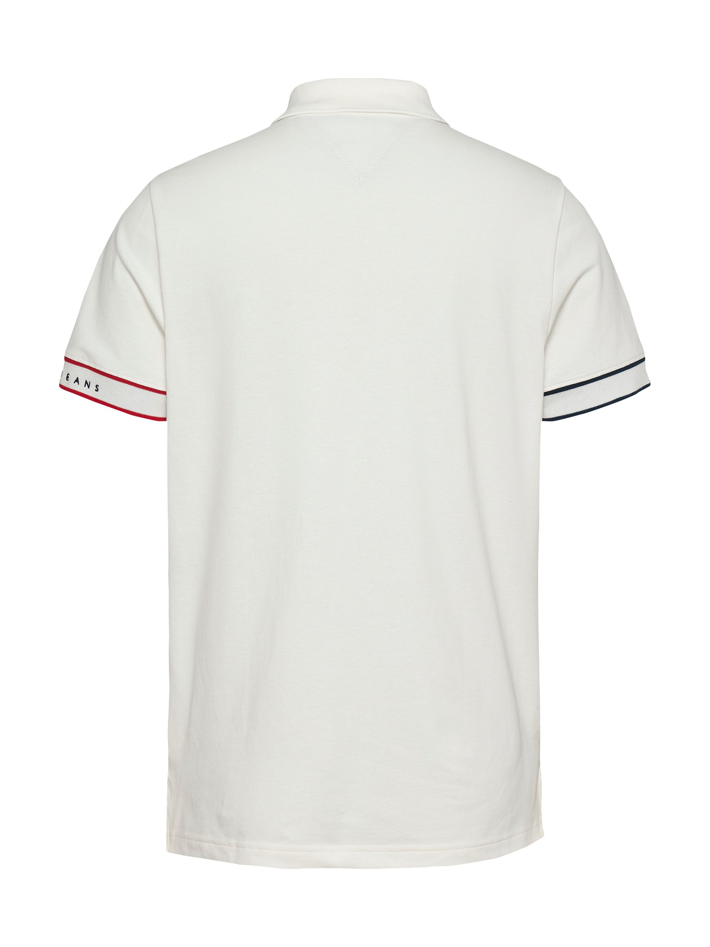 TOMMY JEANS Poloshirt TJM SLIM FLAG CUFF POLO EXT