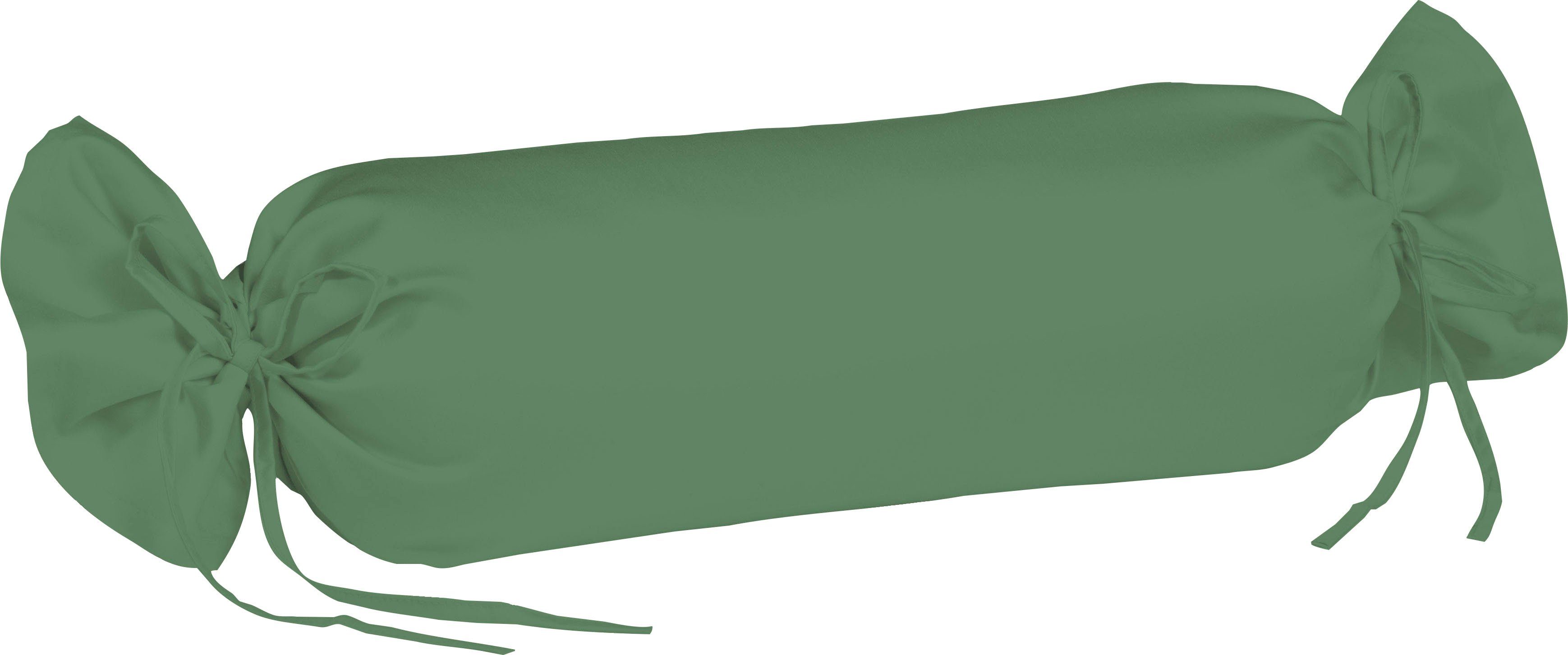 fleuresse sluimerrol-overtrek colours mako satijn, glanzend, glad, topkwaliteit (2 stuks) groen