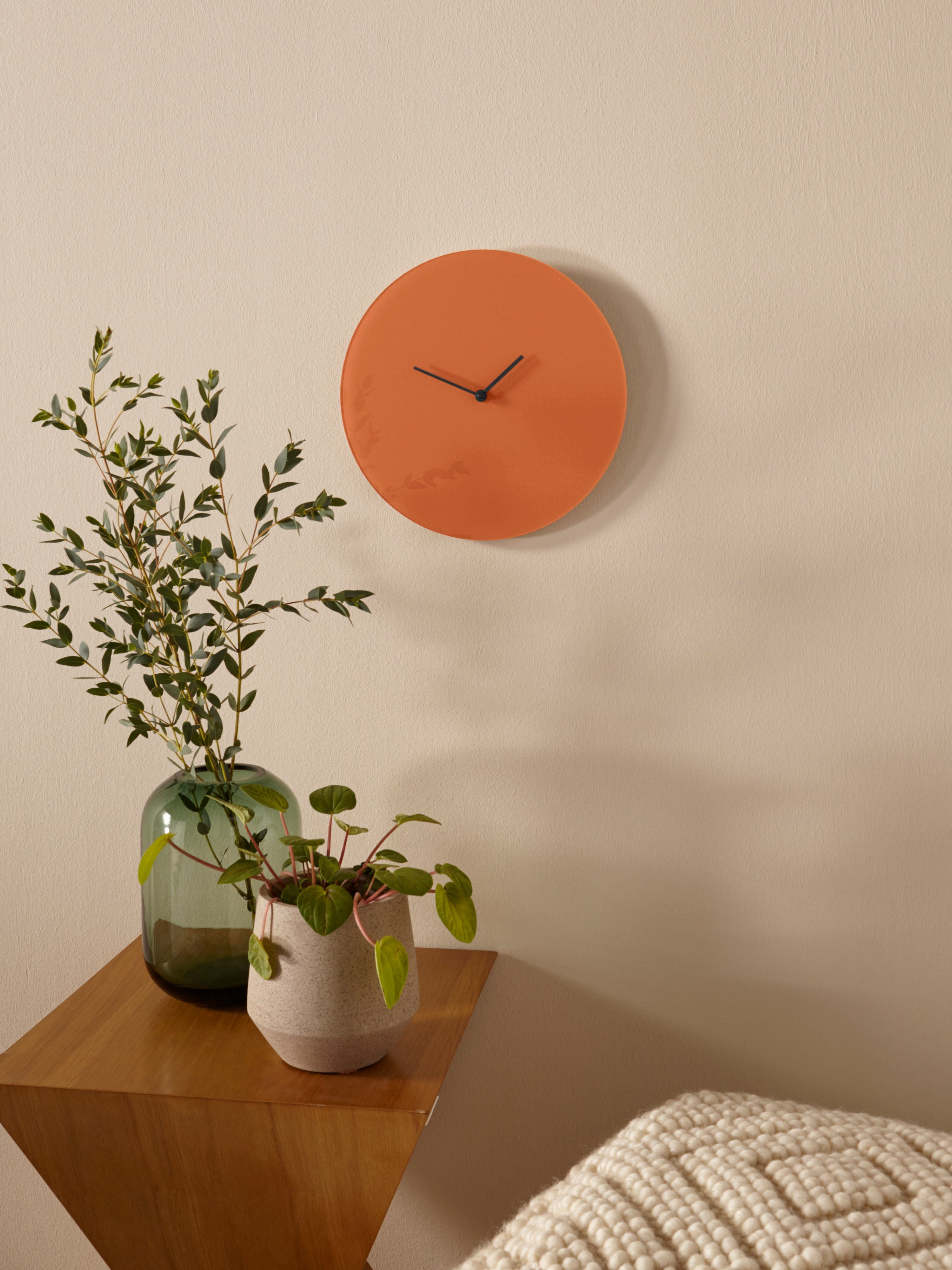 LeGer Home by Lena Gercke Wandklok Sanja Acrylglas, rond, geruisloos, minimalistisch (1-delig)