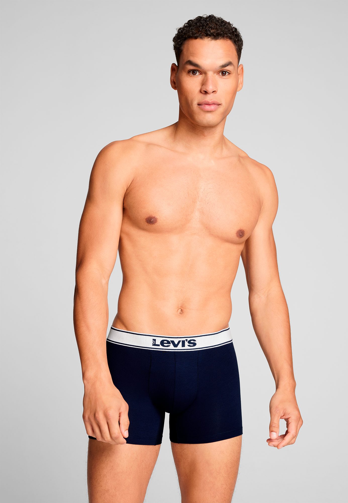 Levi's® Boxershort LEVIS MEN VNTG HTR BOXER BRIEF ORG CO 2P (2 stuks, Set van 2)