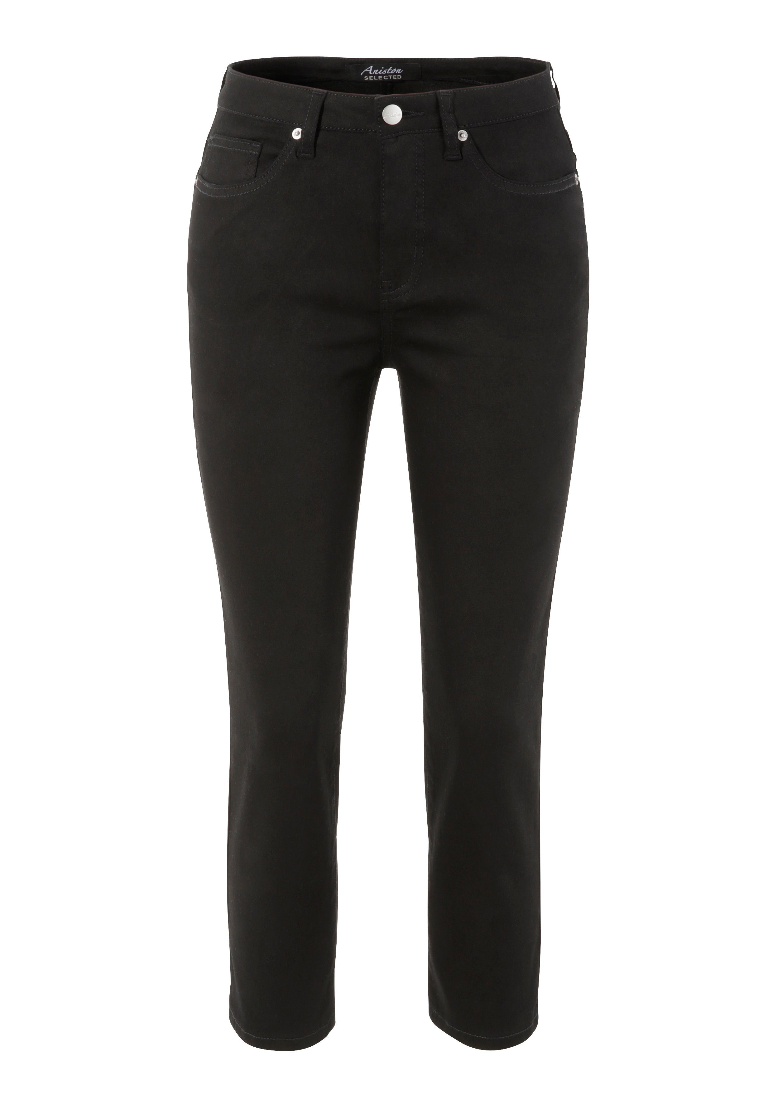 Aniston SELECTED Straight jeans in verkorte cropped lengte