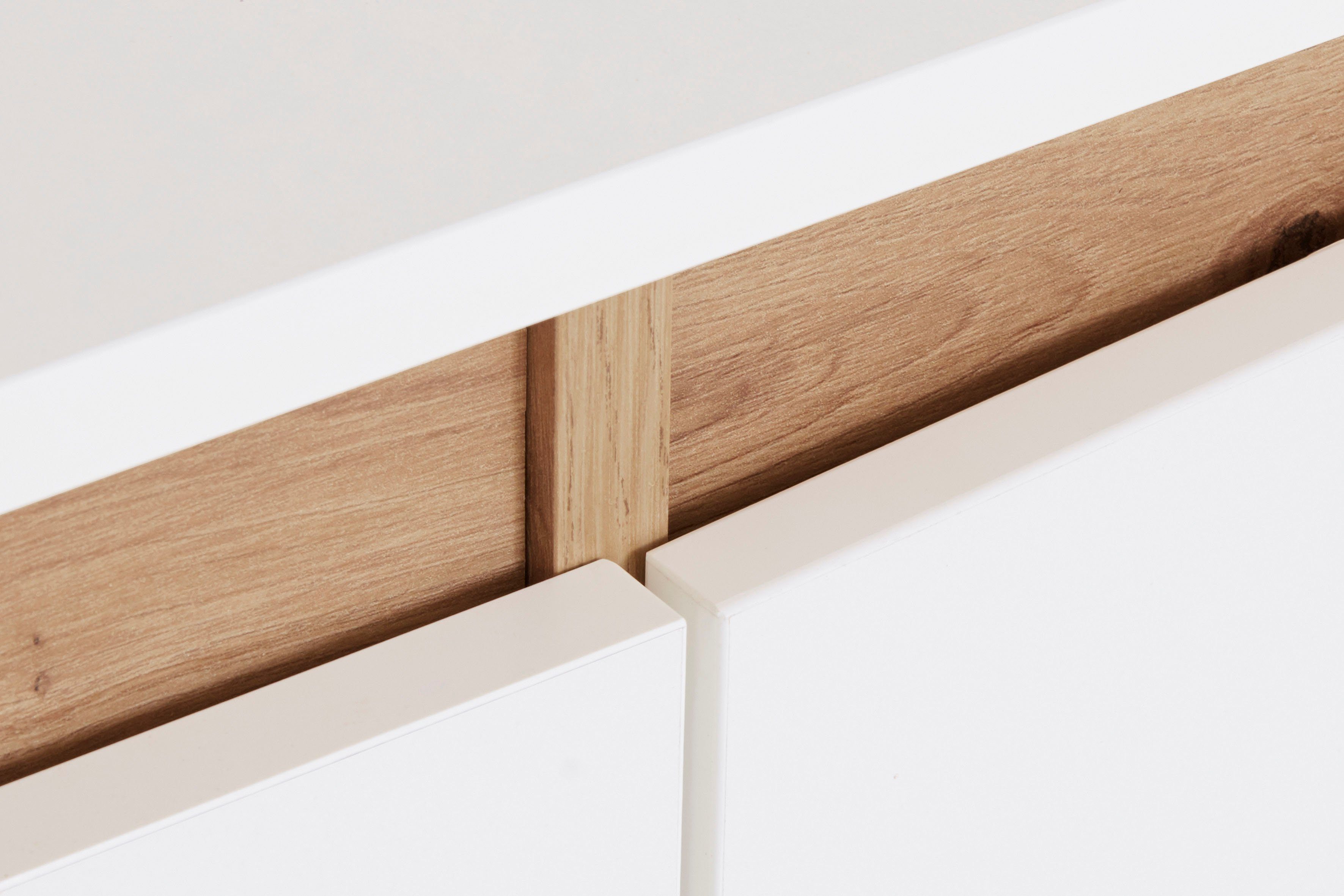 Homexperts Dressoir Vicky , breedte 160 cm of 180 cm, in matwit