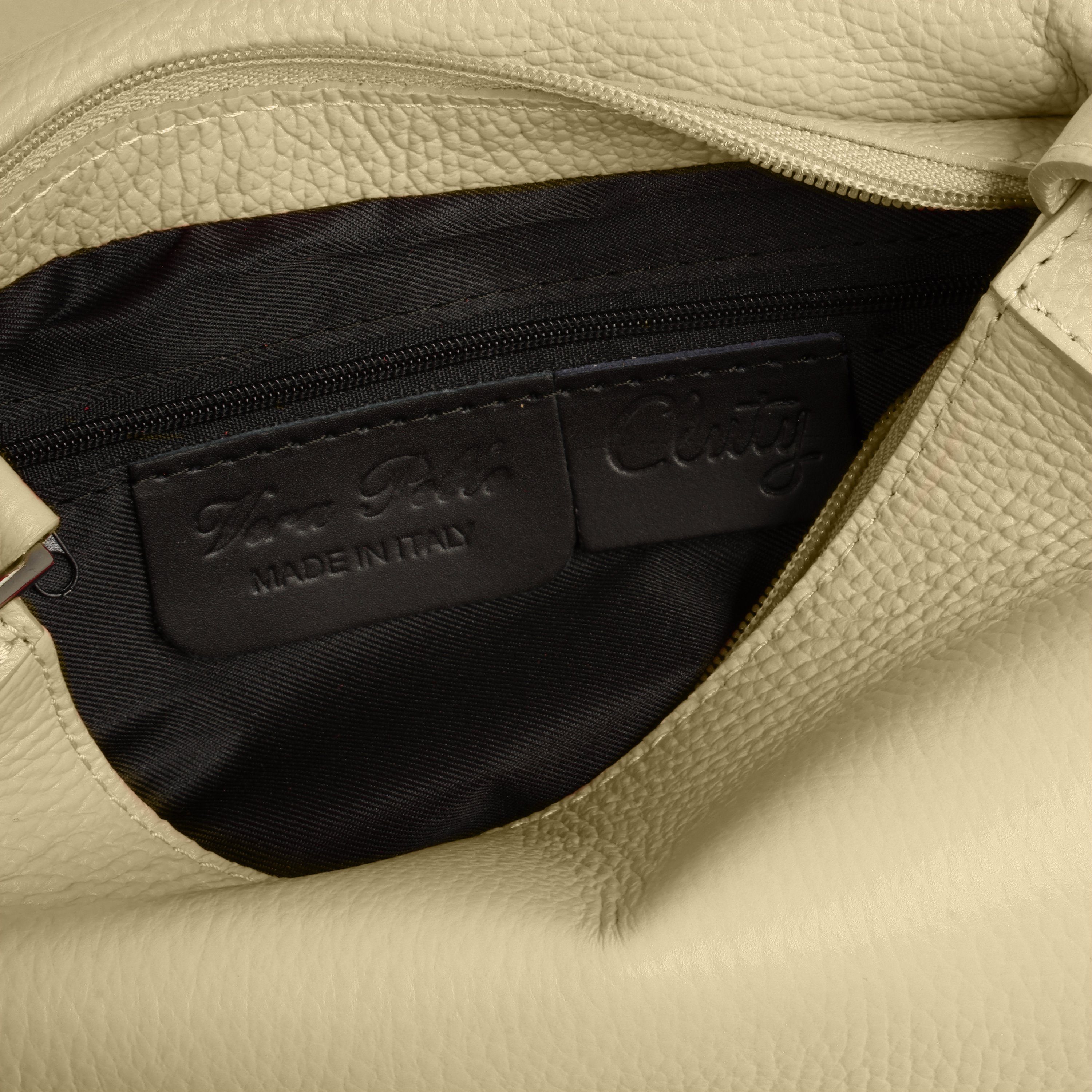 Cluty Tas echt leer, made in italy
