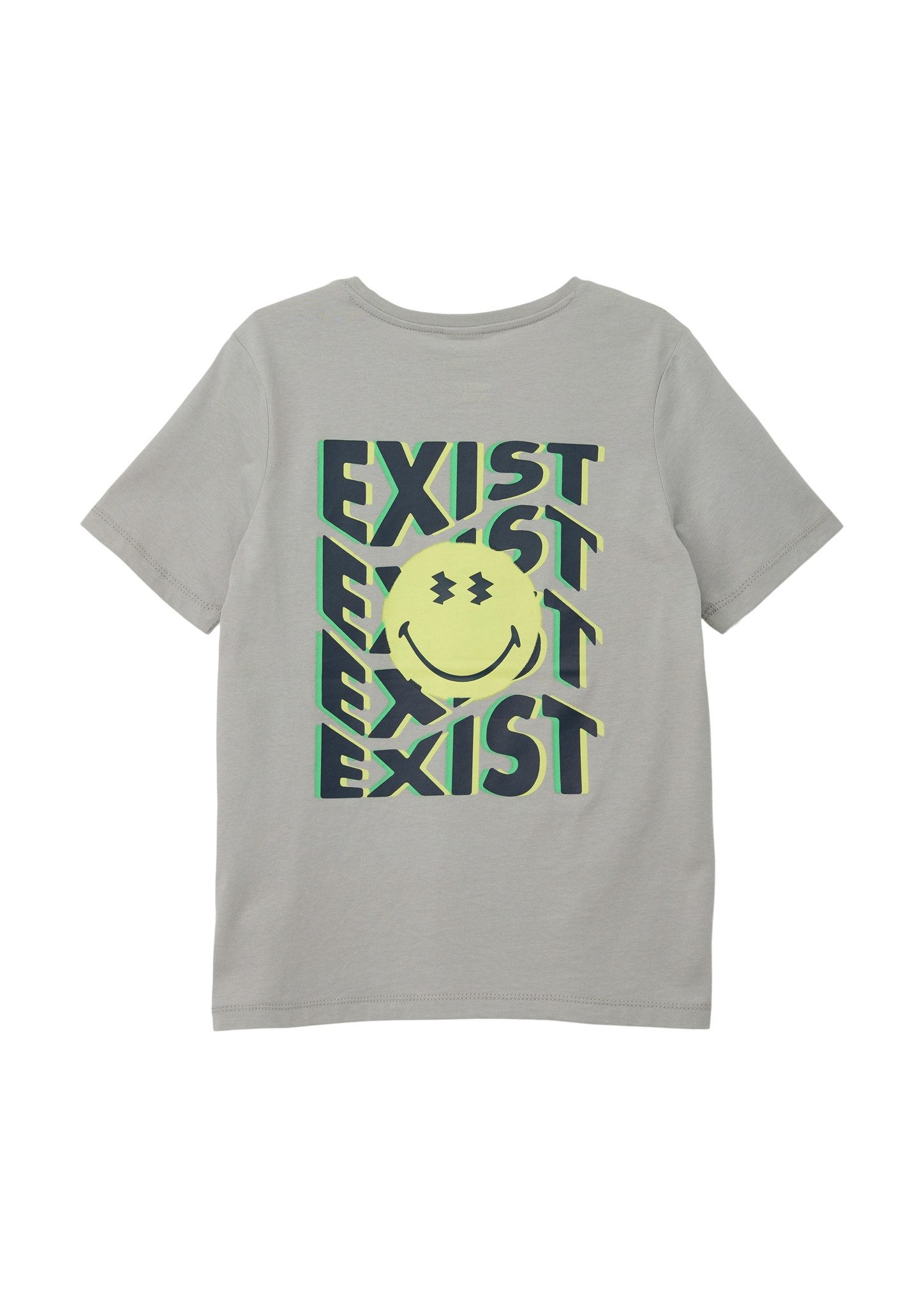 s.Oliver RED LABEL Junior Shirt met print met smiley -voor- en rugprint