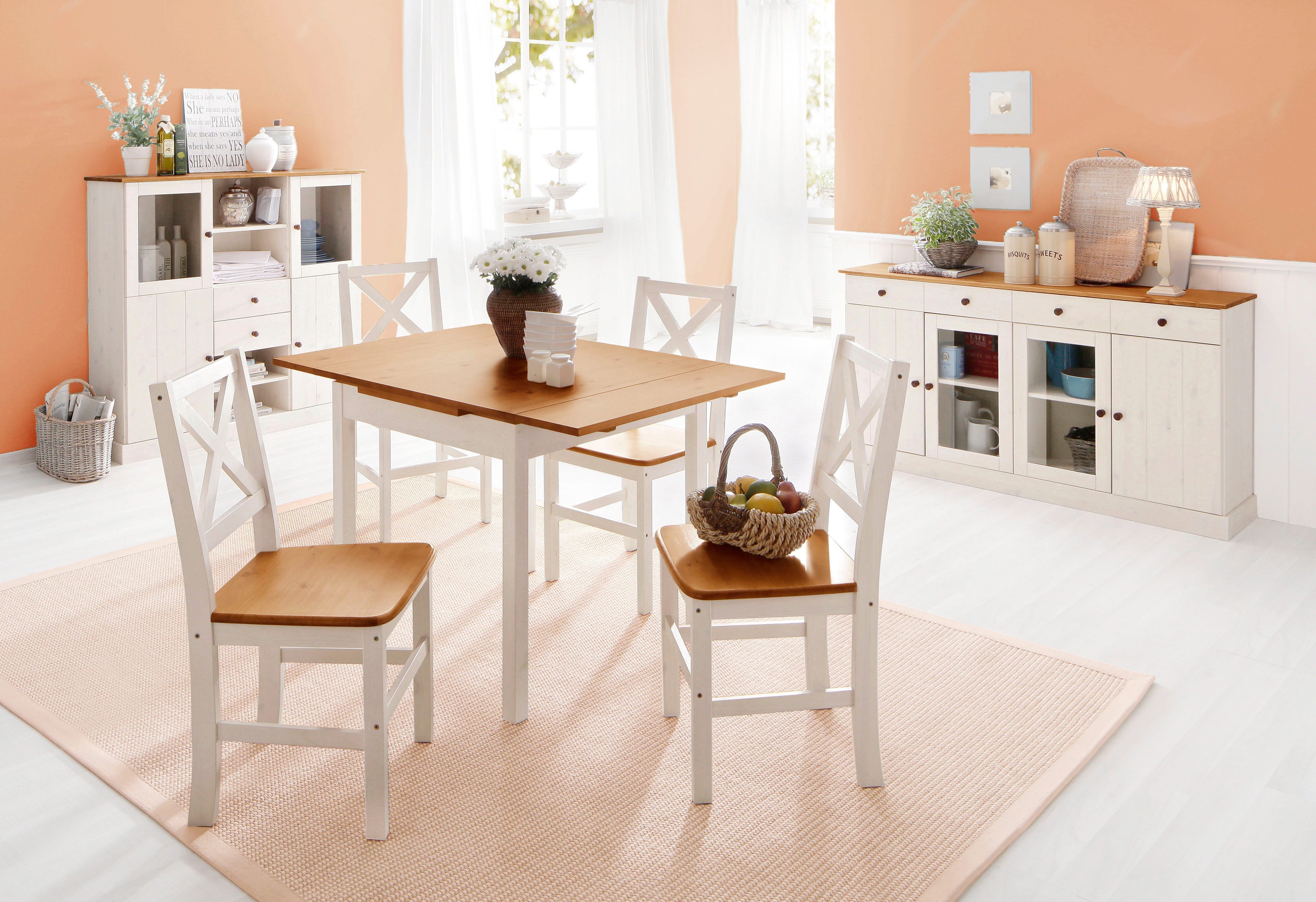 Home affaire Eettafel Maike, TOPSELLER! Home affaire, breedte 80 cm, met uittrekfunctie
