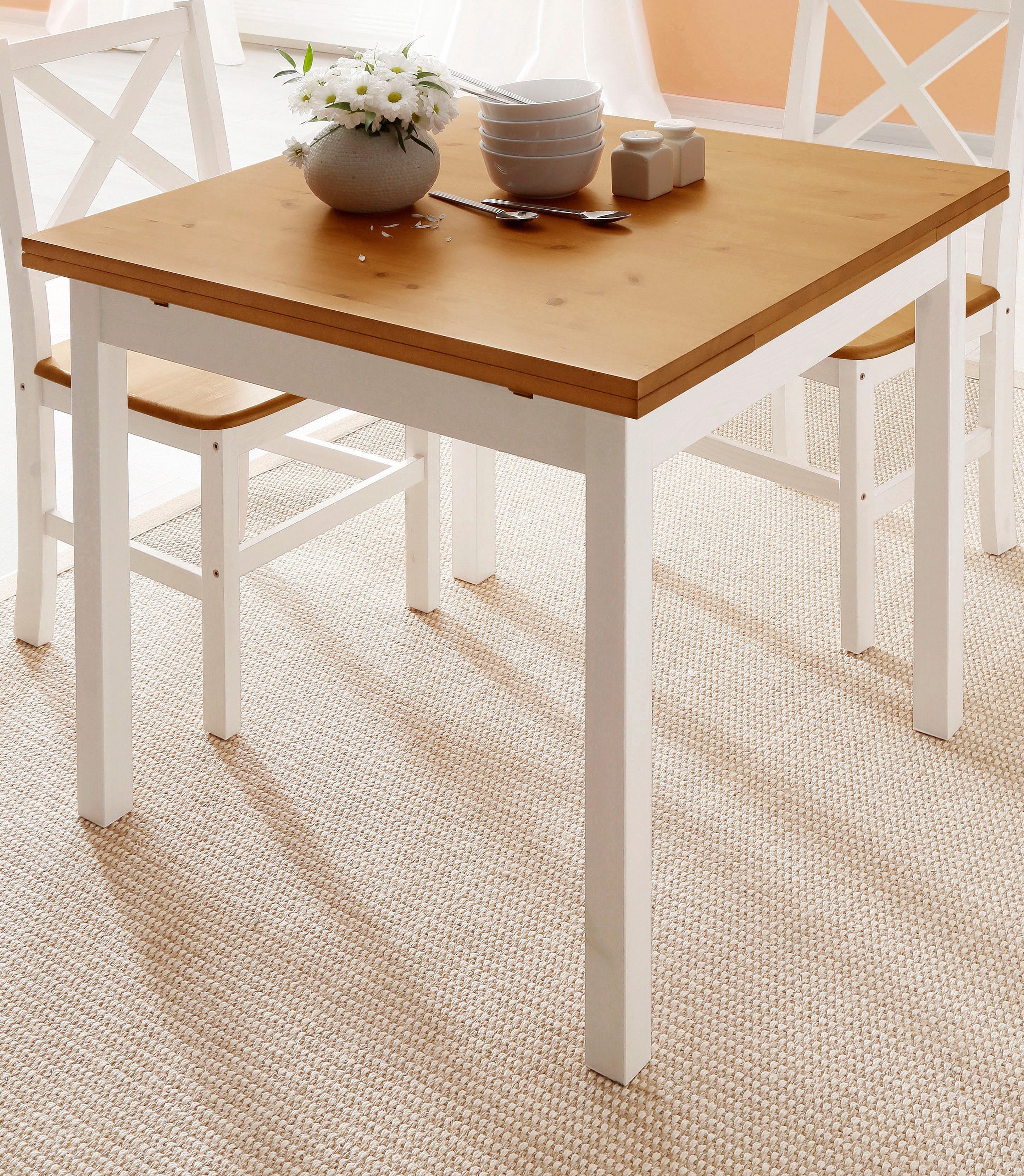 Home affaire Eettafel Maike, TOPSELLER! Home affaire, breedte 80 cm, met uittrekfunctie