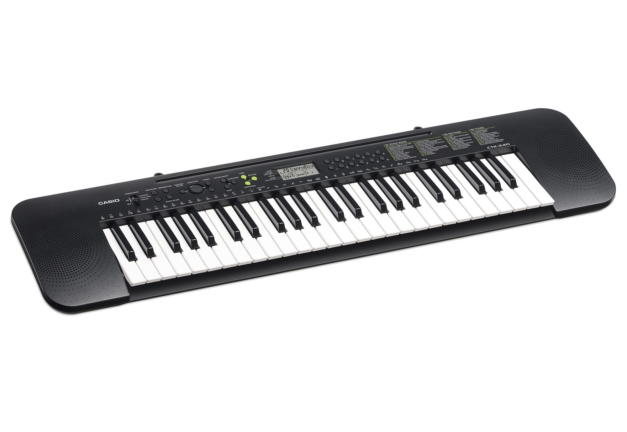 CASIO Home keyboard CTK-240 duidelijk lc-display