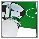 Brilliant Leuchten LED plafondspot Soccer Spotjesplaat wit/groen/zwart/wit, 3 x GU10 max. 3W, 11 cm hoogte (1 stuk)