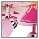 Brilliant Leuchten LED plafondspot Princess Spotjesplaat roze, 3 x GU10 max. 3W, 11 cm hoogte, draaibaar, metaal
