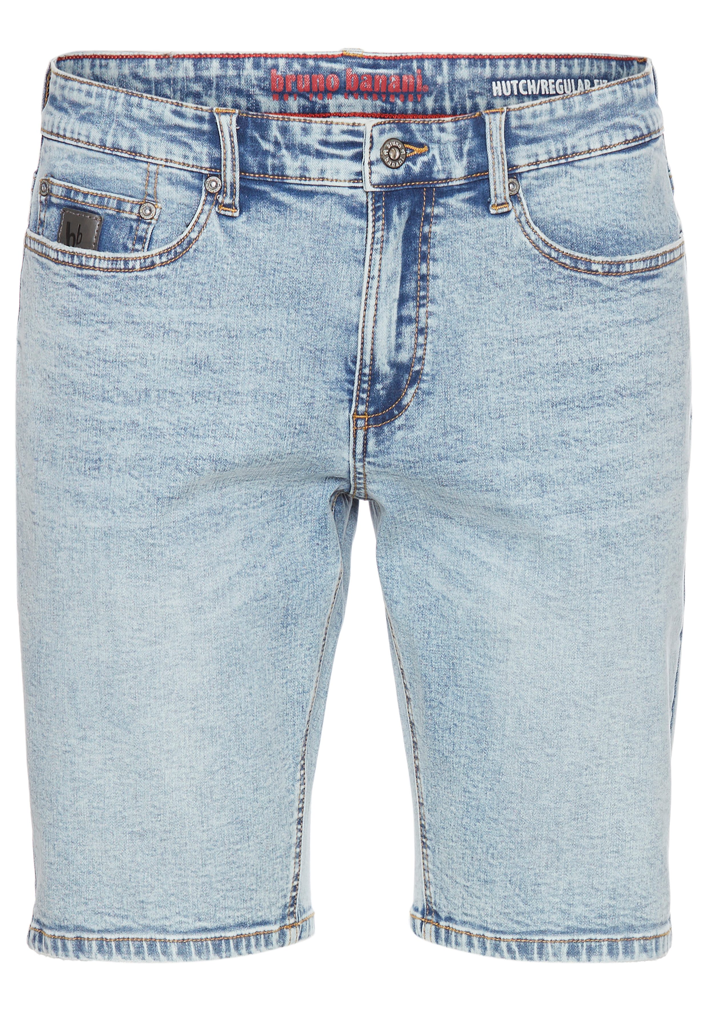 Bruno Banani Jeansshort Hutch-Shorts lage taillehoogte