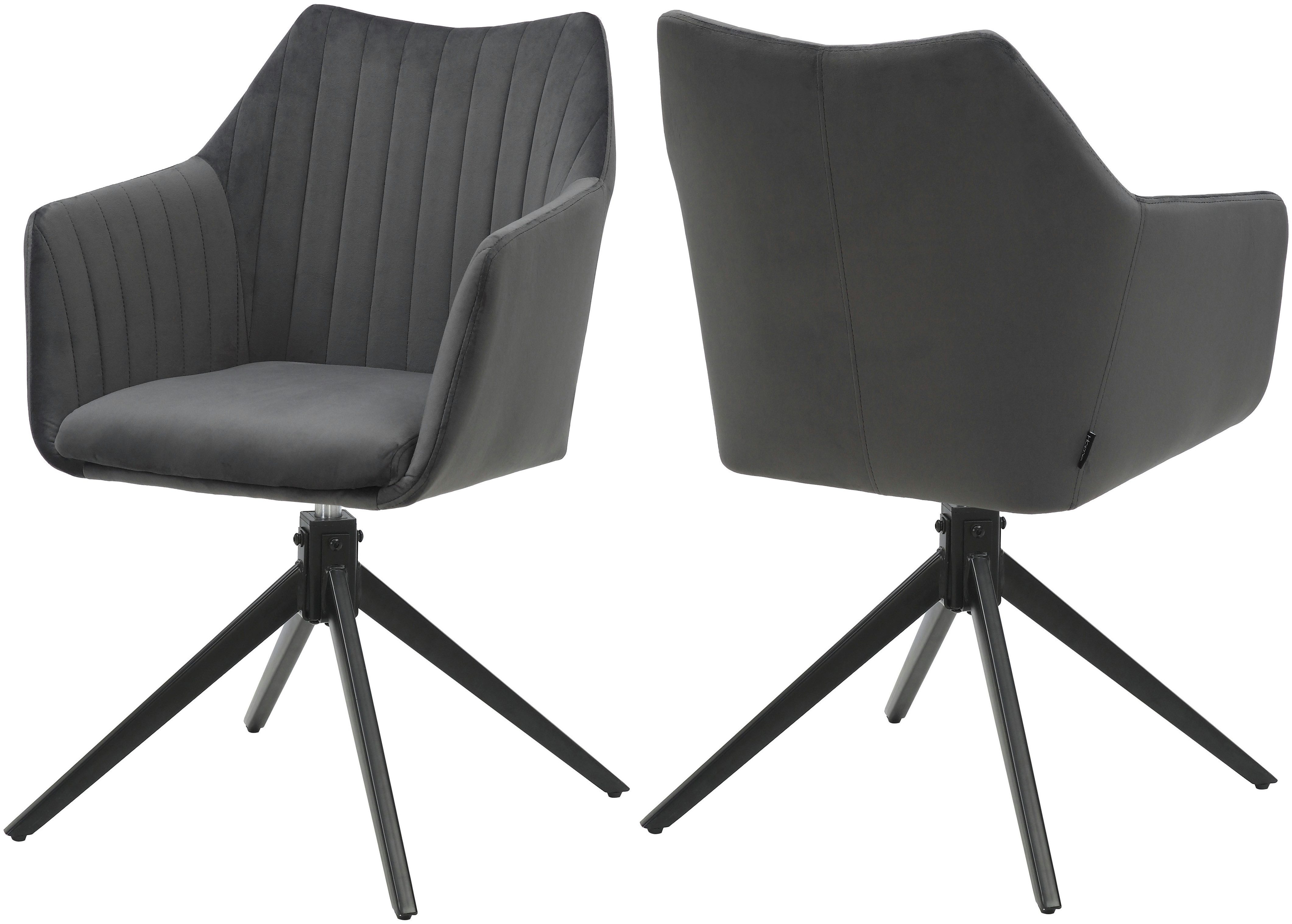 Home affaire Eetkamerstoel TAMPAST1, TOPSELLER! met draaifunctie 360 graden (set, 2 stuks)